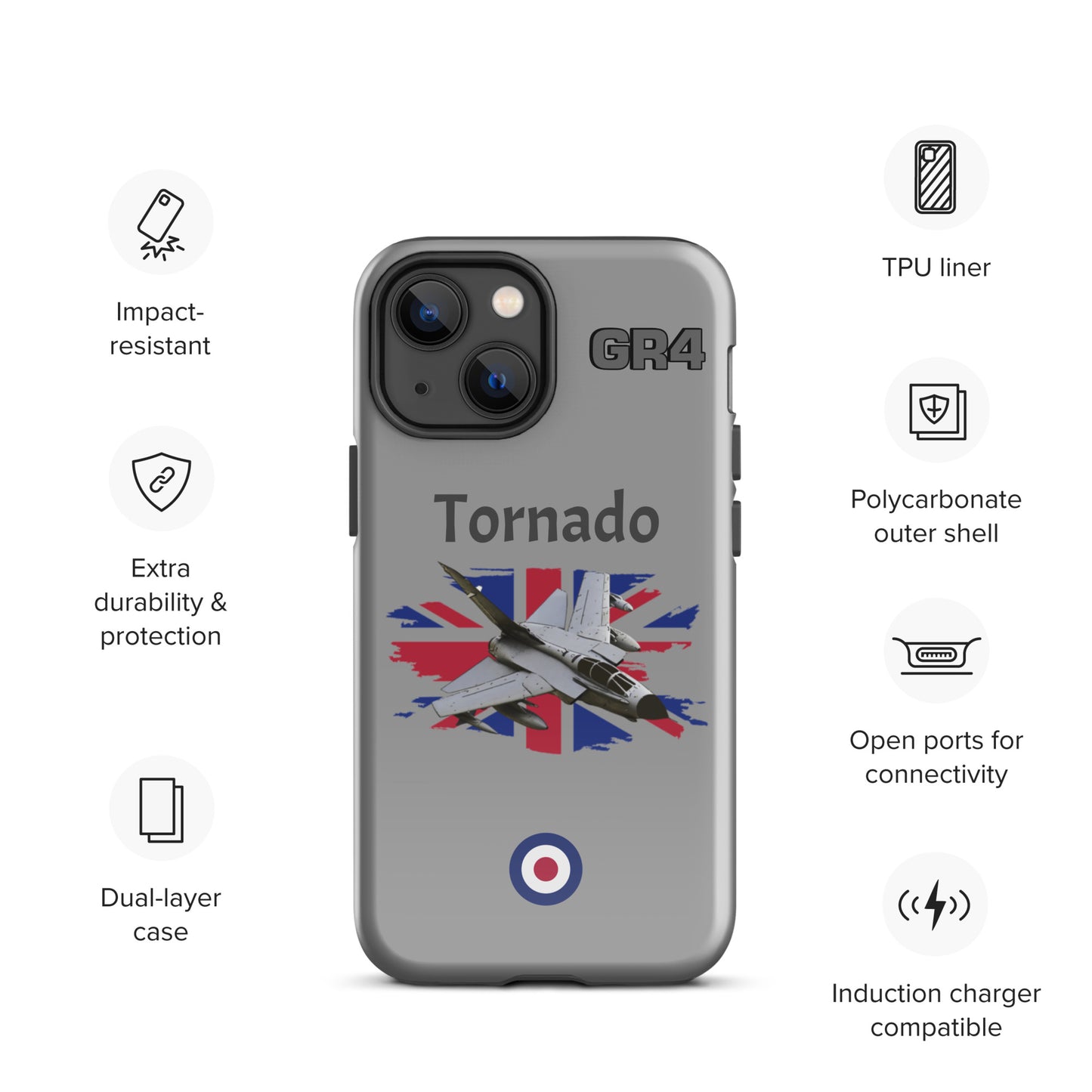 British Tornado Patriot iPhone Case (Without Quotes)
