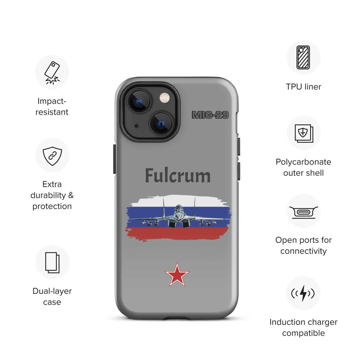 Fulcrum Patriot iPhone Case (Without Quotes)