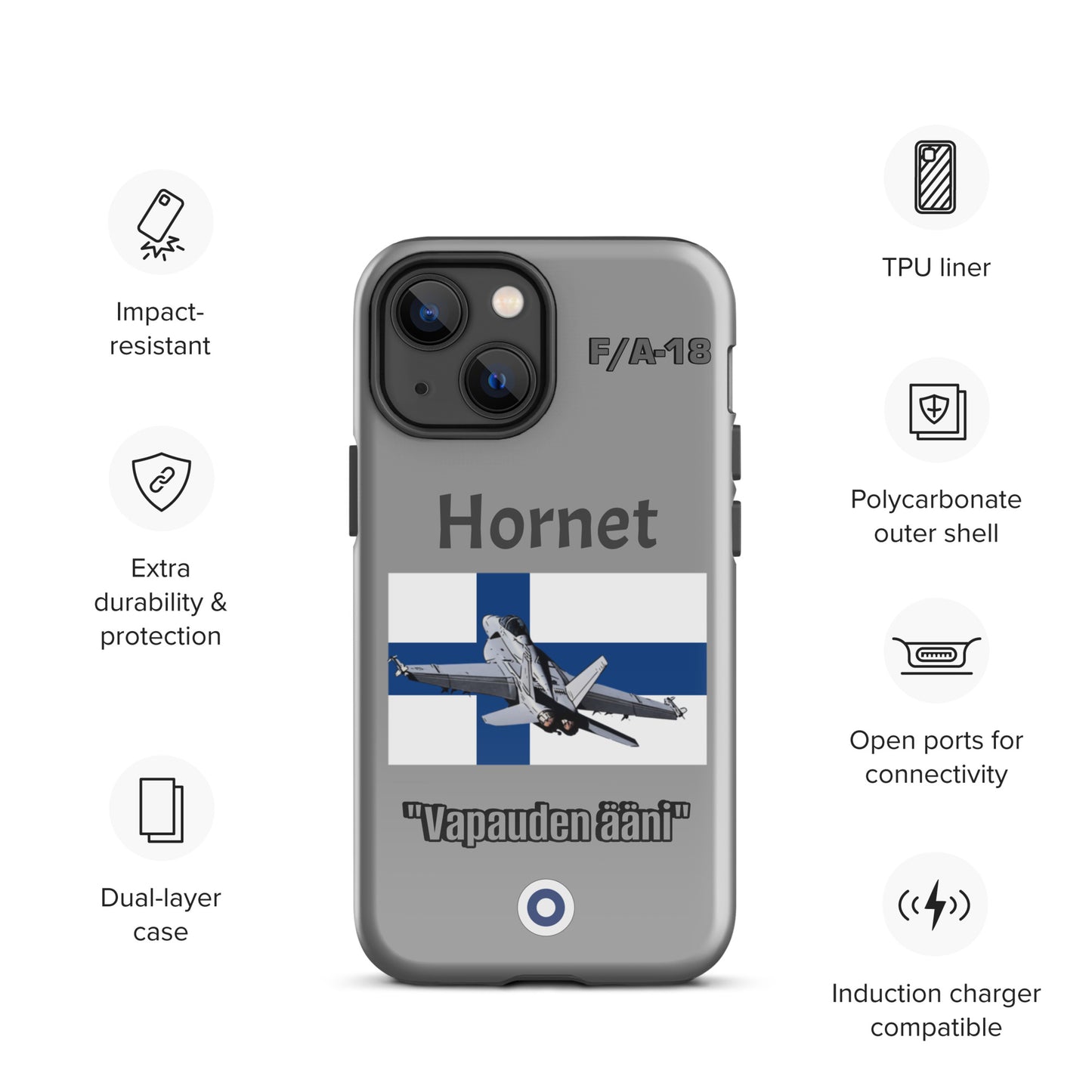Finnish Hornet Patriot iPhone Case
