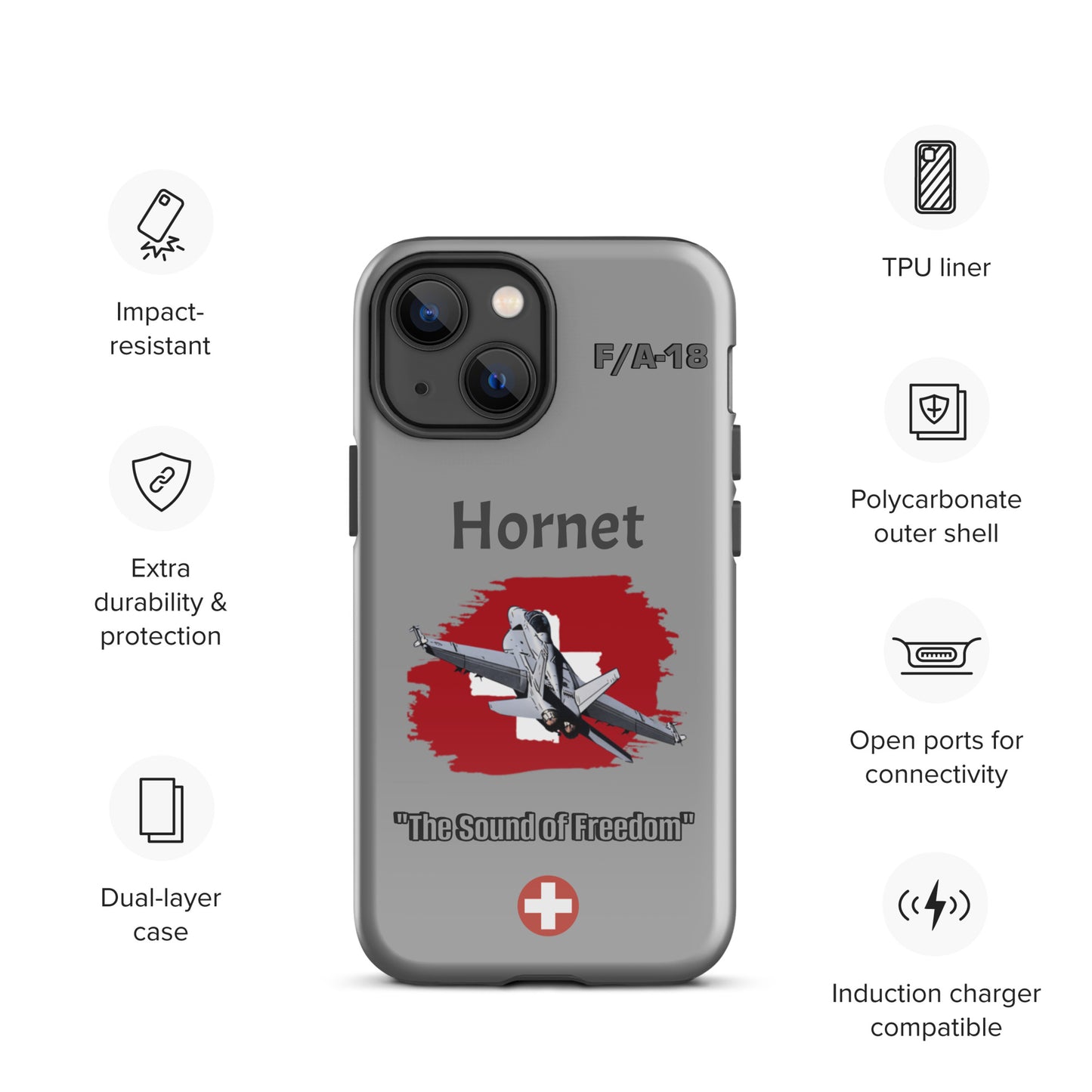 Swiss Hornet Patriot iPhone Case