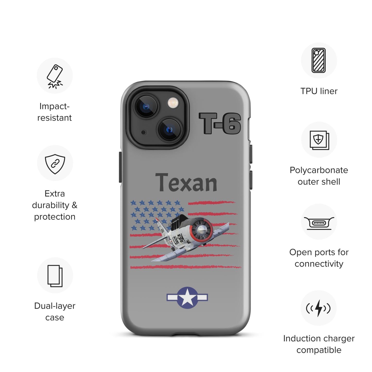 WWII Texan Patriot iPhone Case