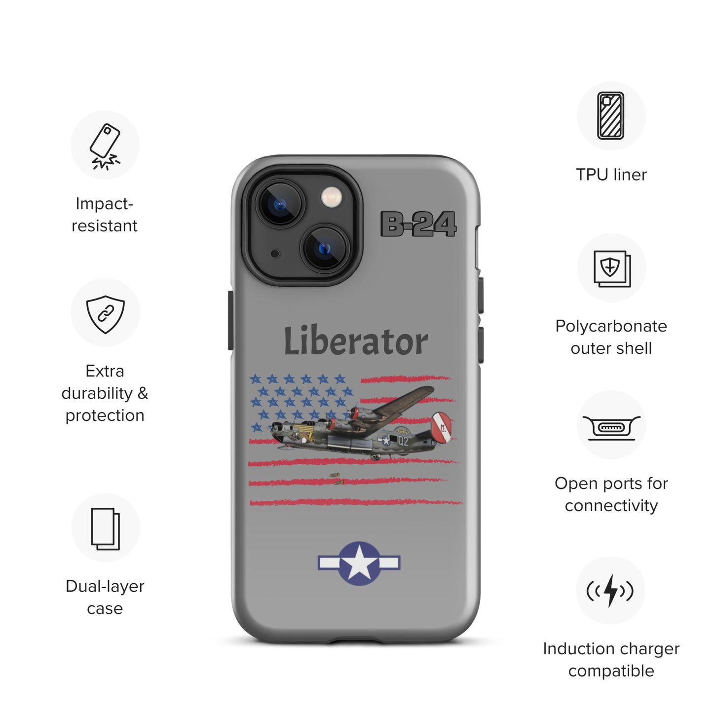 WWII Liberator Patriot iPhone Case