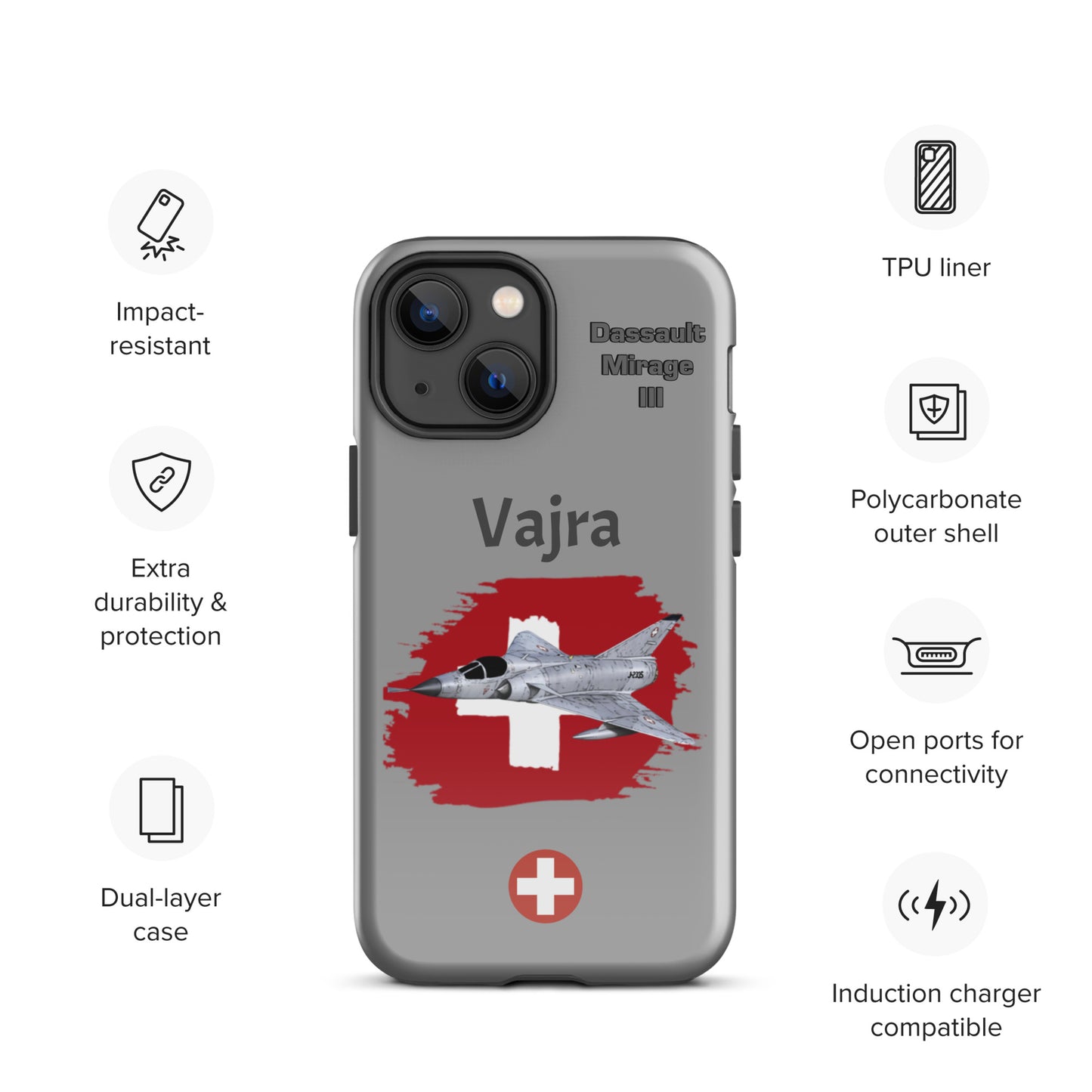 Swiss Mirage Patriot iPhone Case