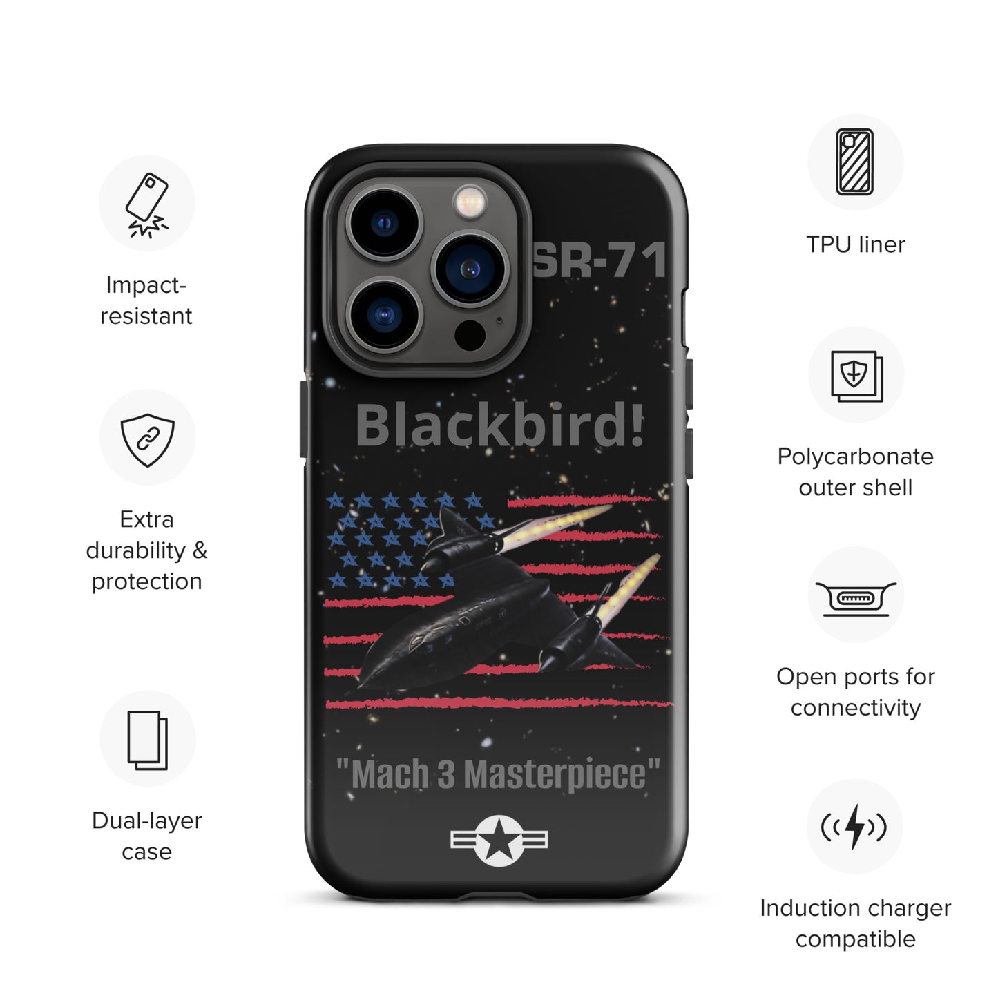 Blackbird Patriot iPhone Case