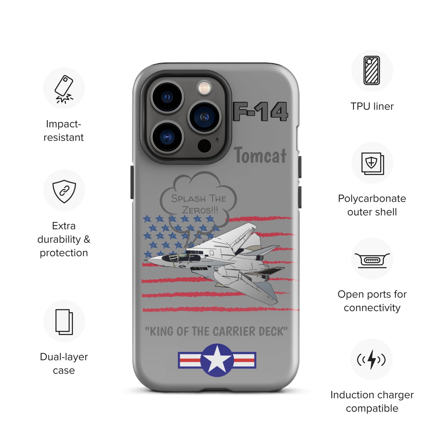 Patriot Tomcat iPhone Case