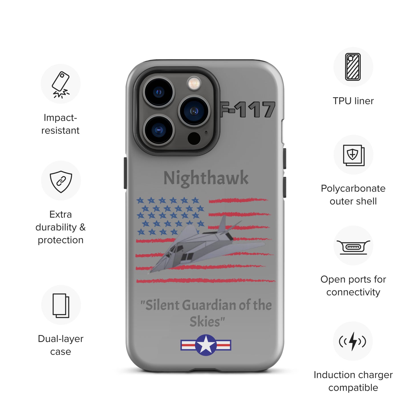 Nighthawk Patriot iPhone Case
