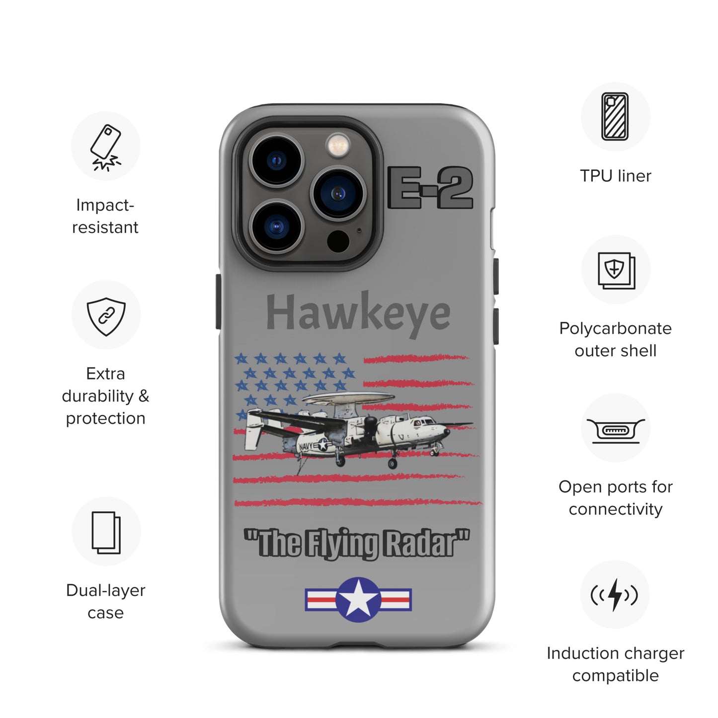 Hawkeye Patriot iPhone Case