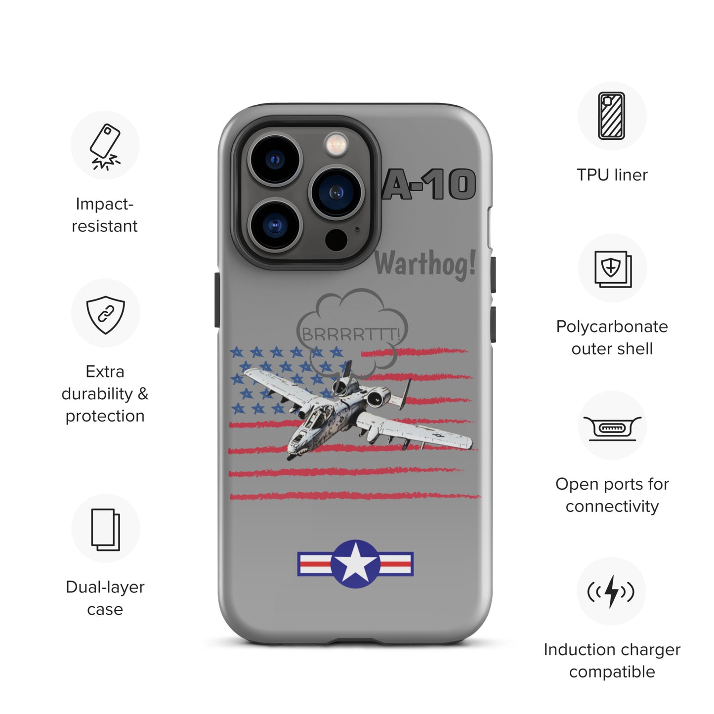 PatriotWarthog iPhone Case (Without Quotes)