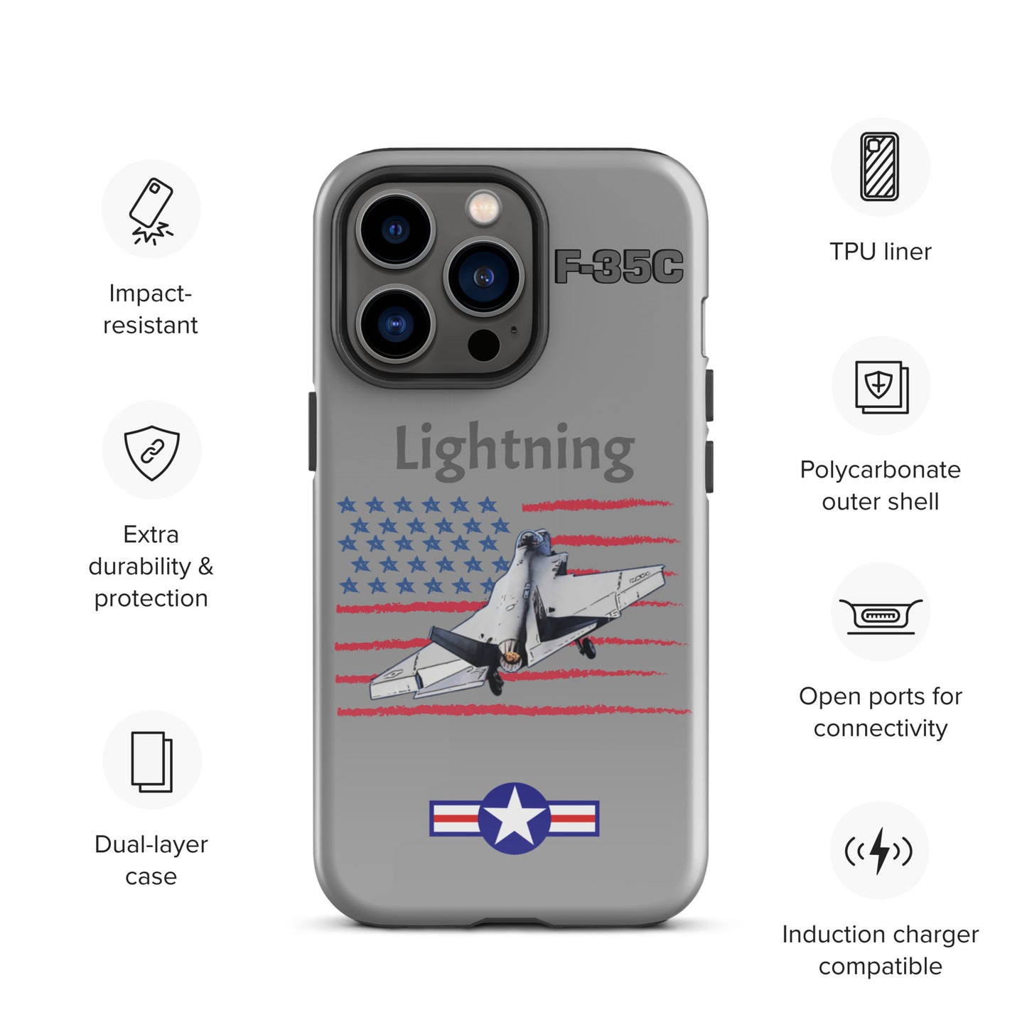 Wings Of Excellence iPhone Case (Without Quotes)