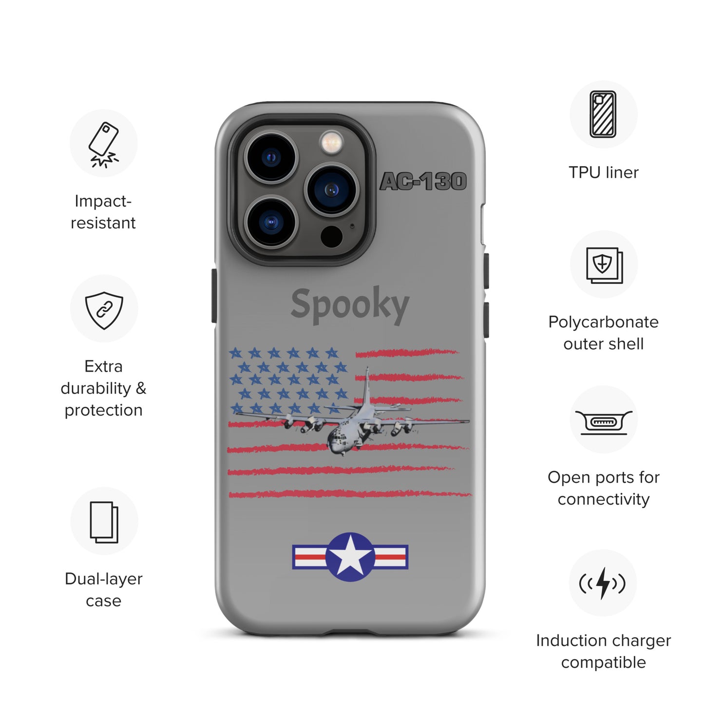 Spooky Patriot iPhone Case (Without Quotes)
