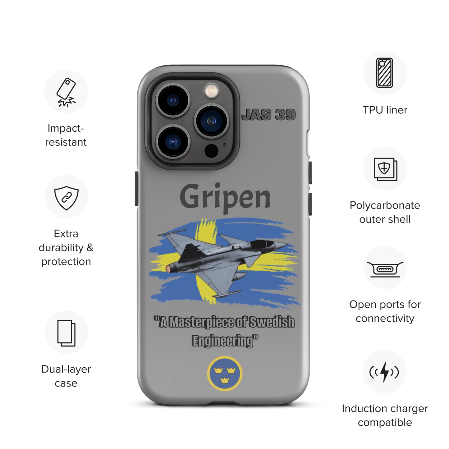 Gripen Patriot iPhone Case