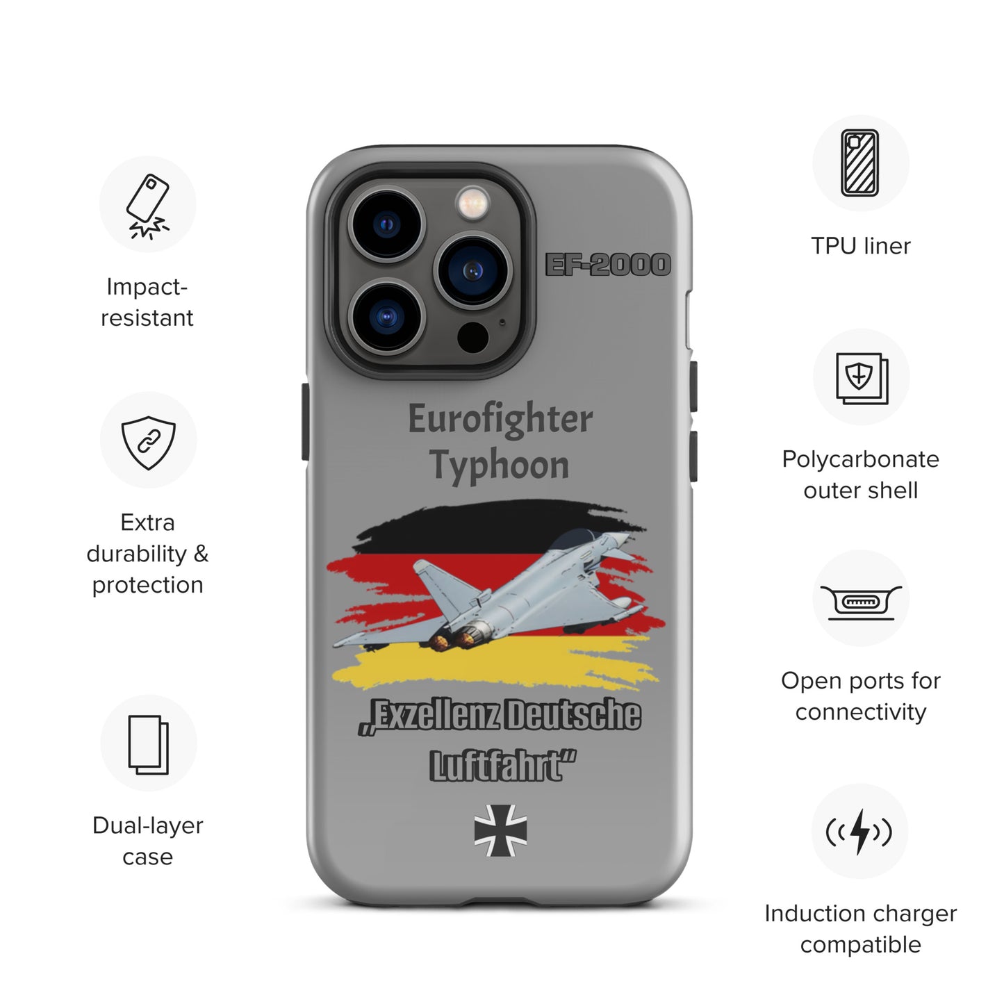 German Typhoon Patriot iPhone Case