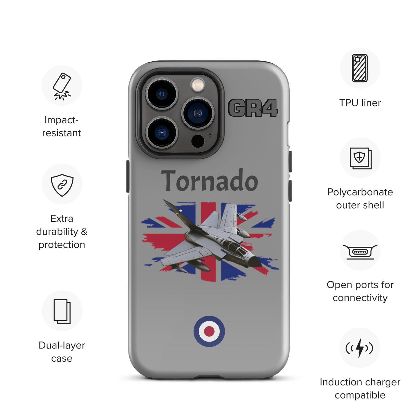 British Tornado Patriot iPhone Case (Without Quotes)