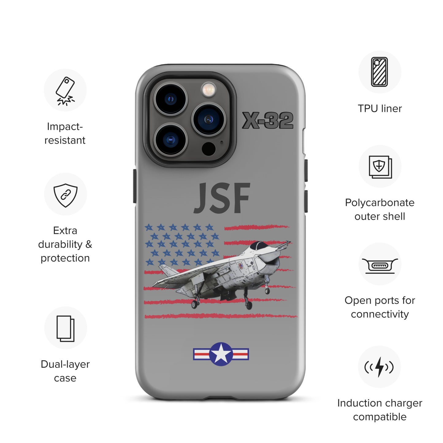 JSF Patriot iPhone Case (Without Quotes)