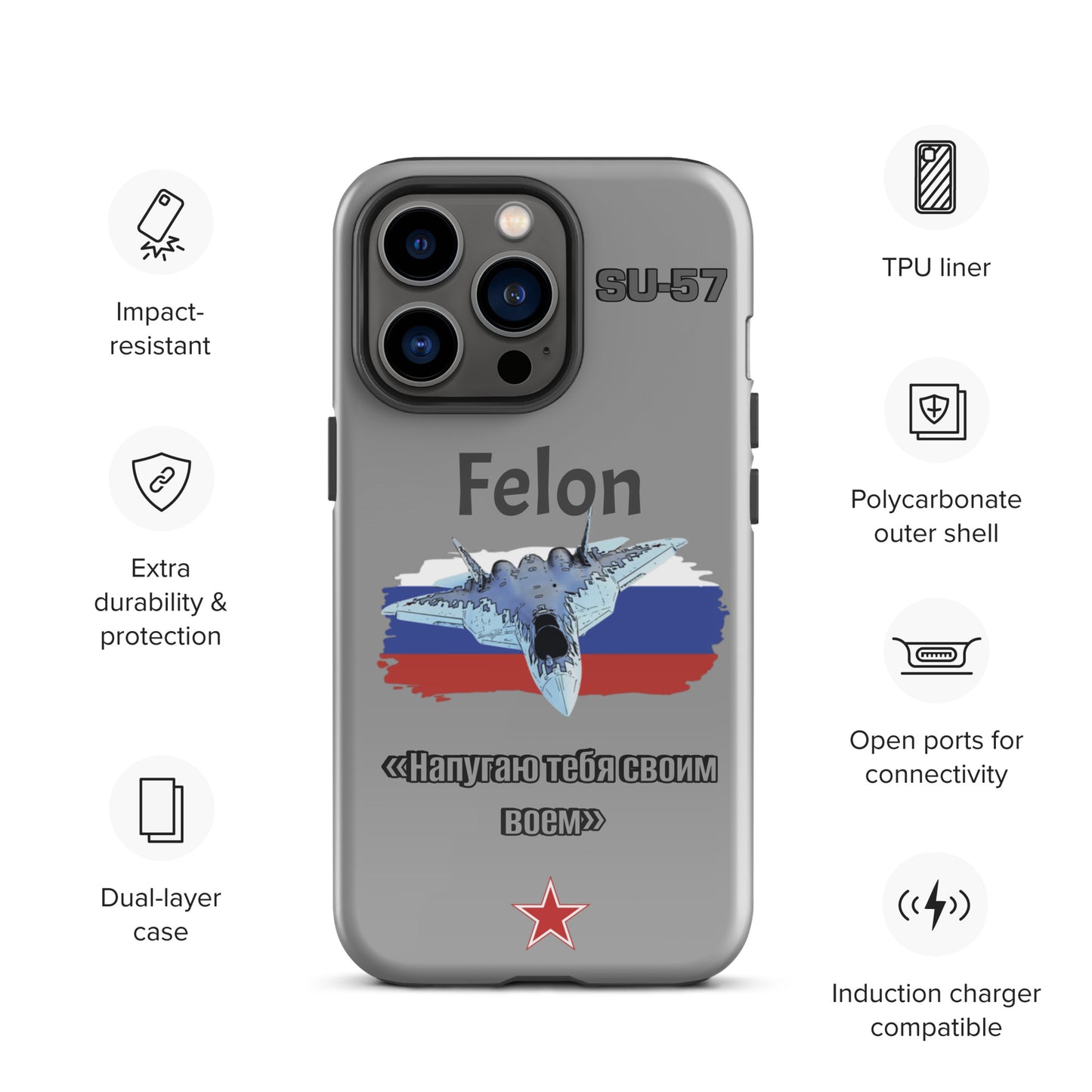 Felon Patriot iPhone Case