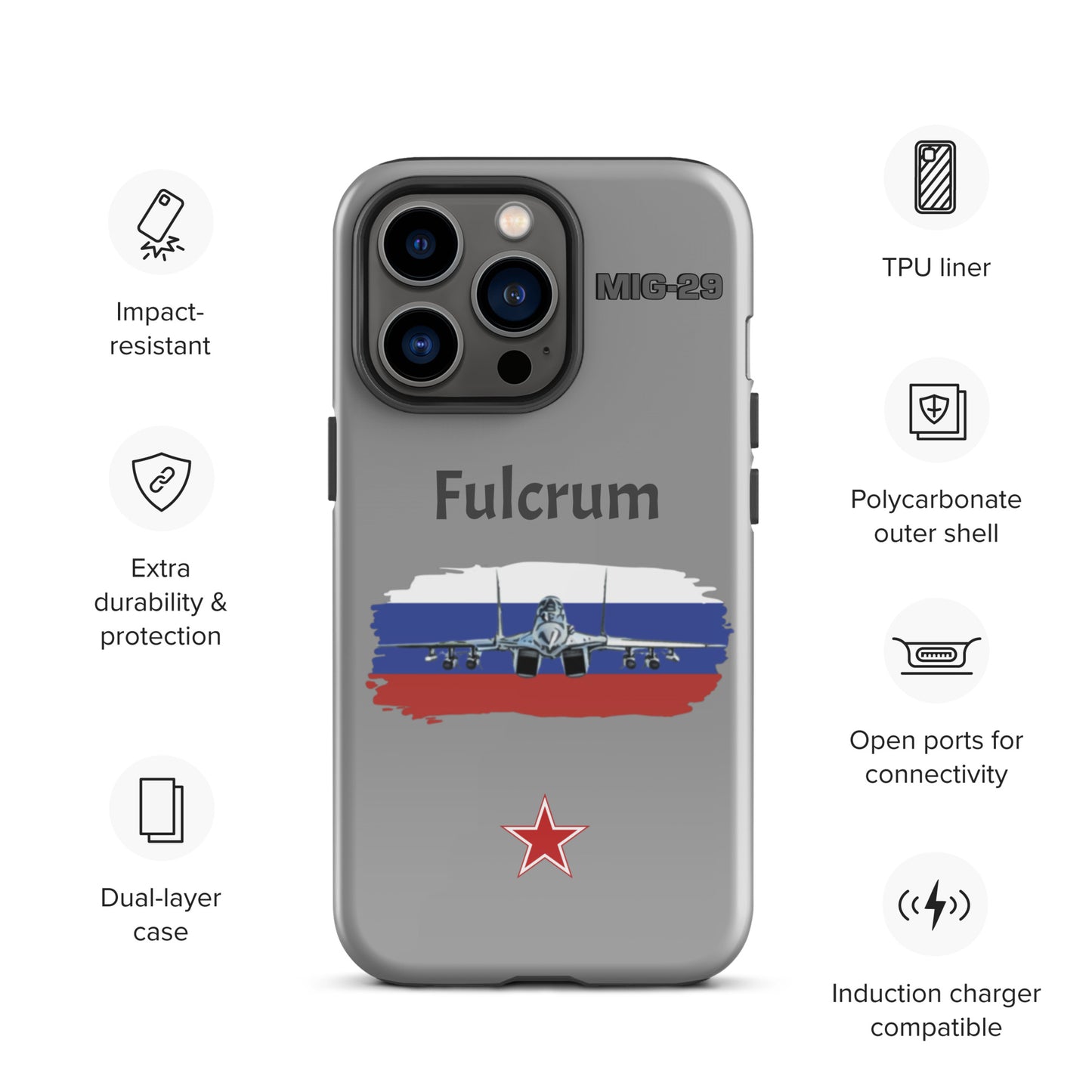 Fulcrum Patriot iPhone Case (Without Quotes)