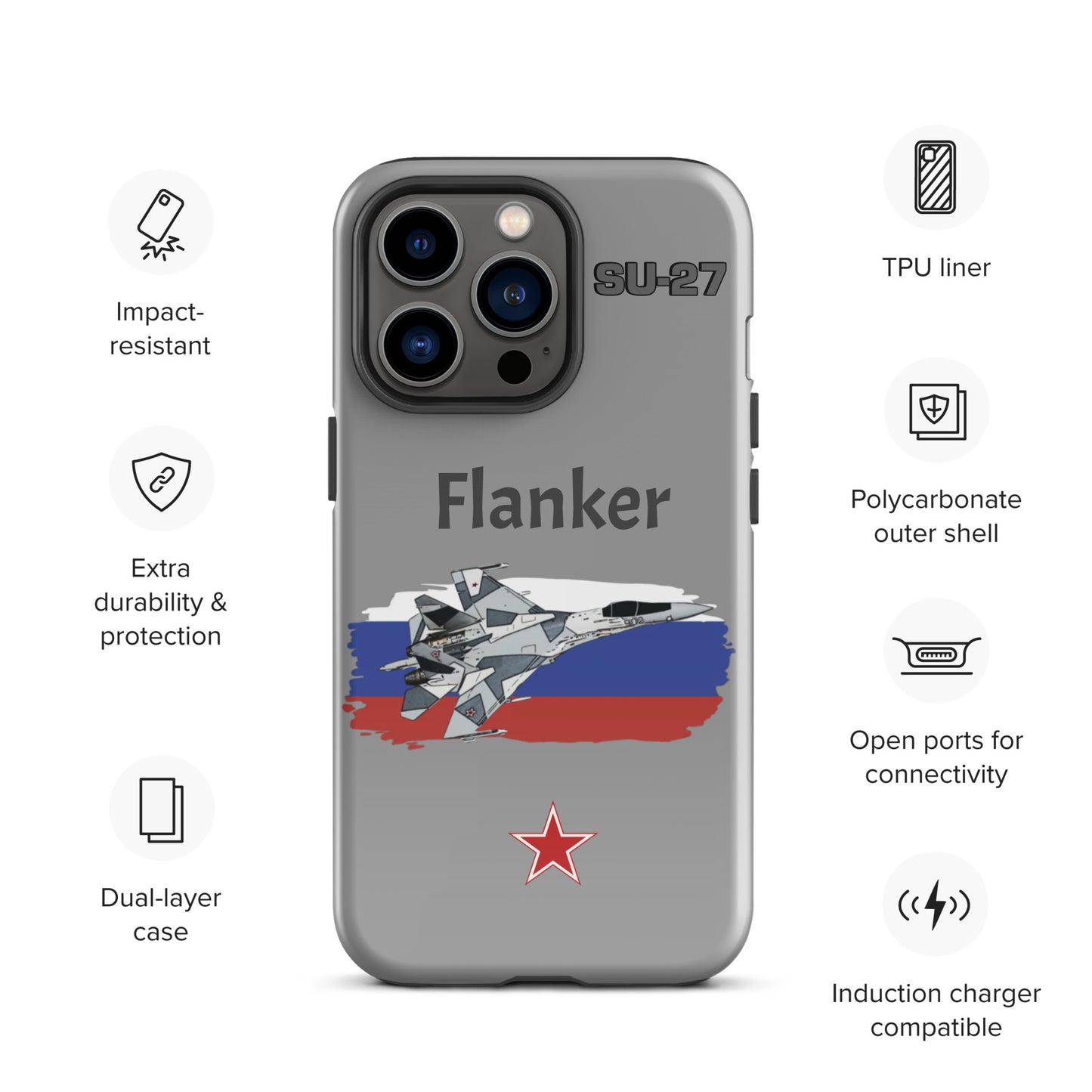 Flanker Patriot iPhone Case (Without Quotes)