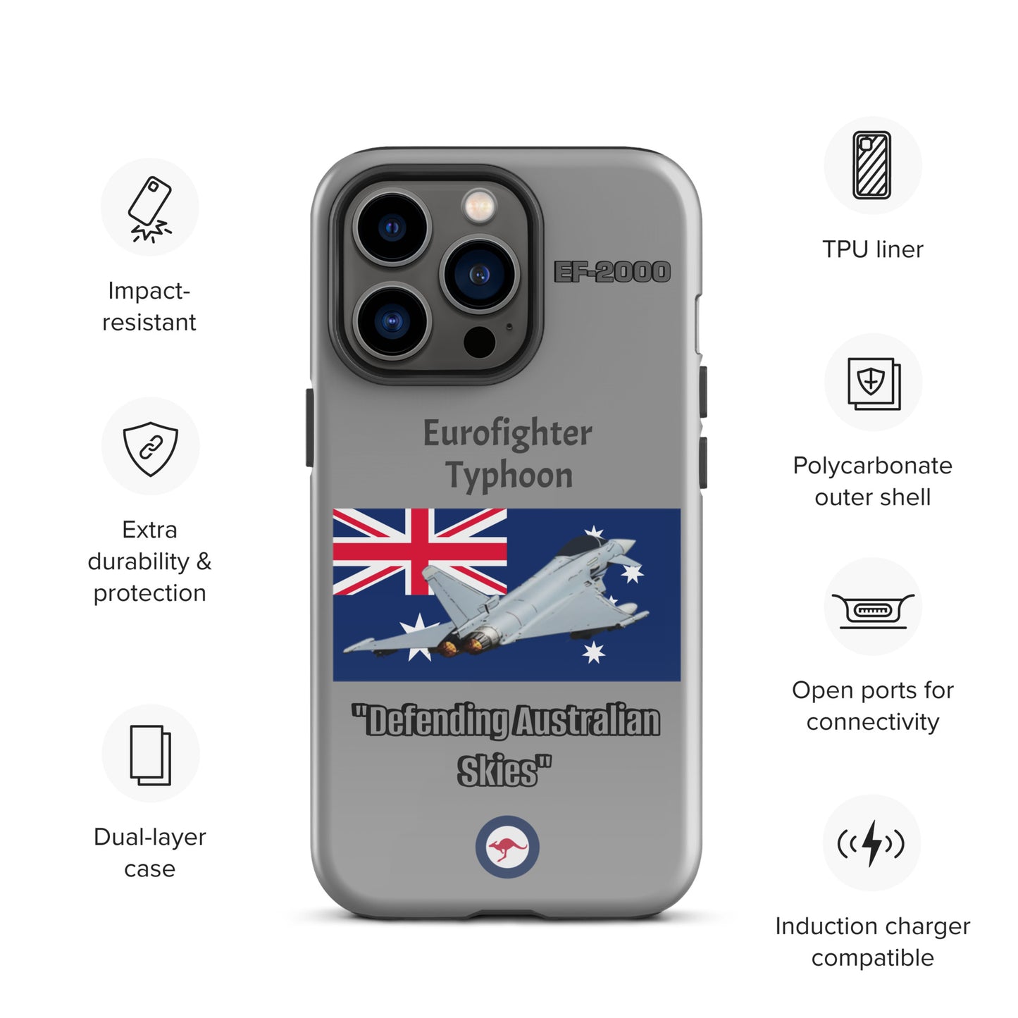 Australian Typhoon Patriot iPhone Case