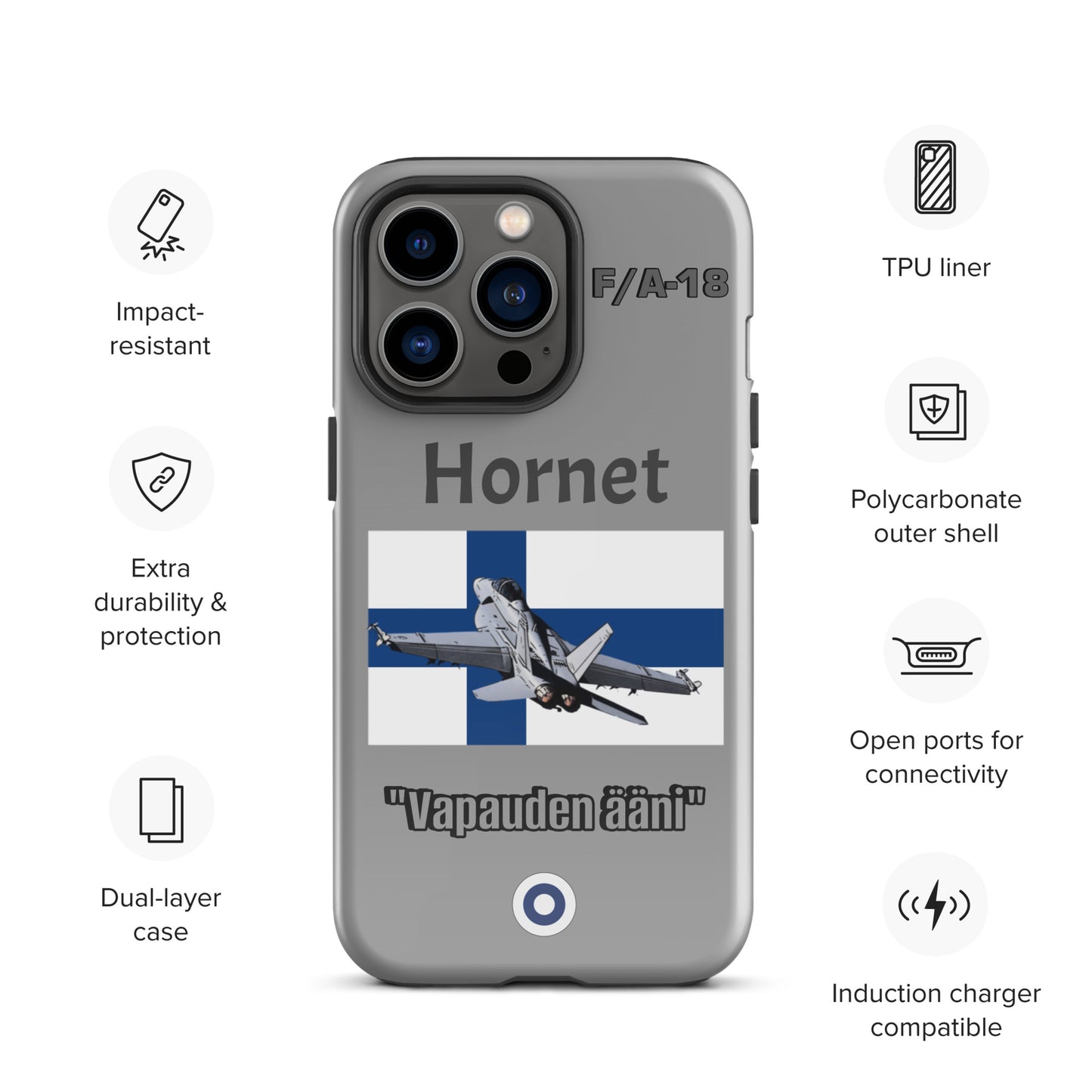 Finnish Hornet Patriot iPhone Case