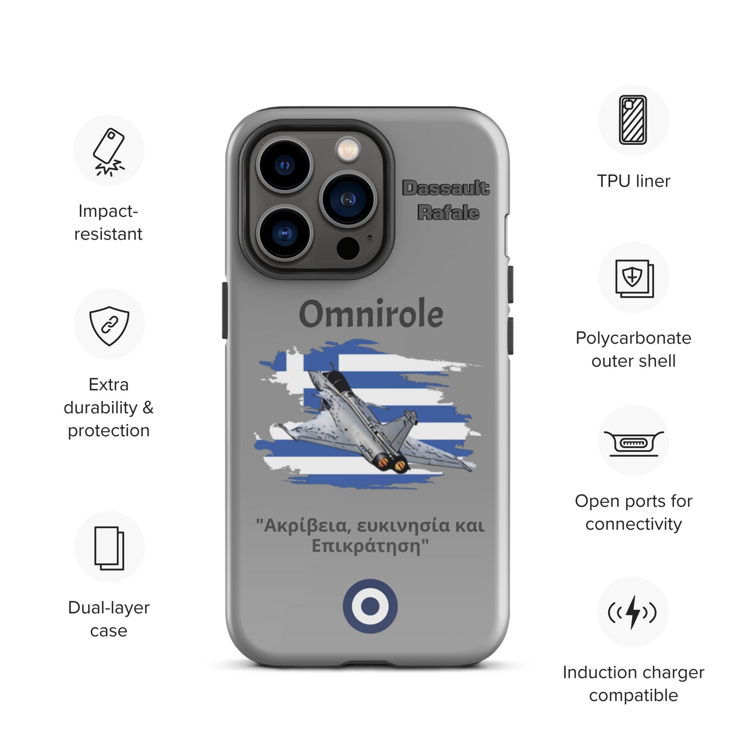 Greek Rafael Patriot iPhone Case