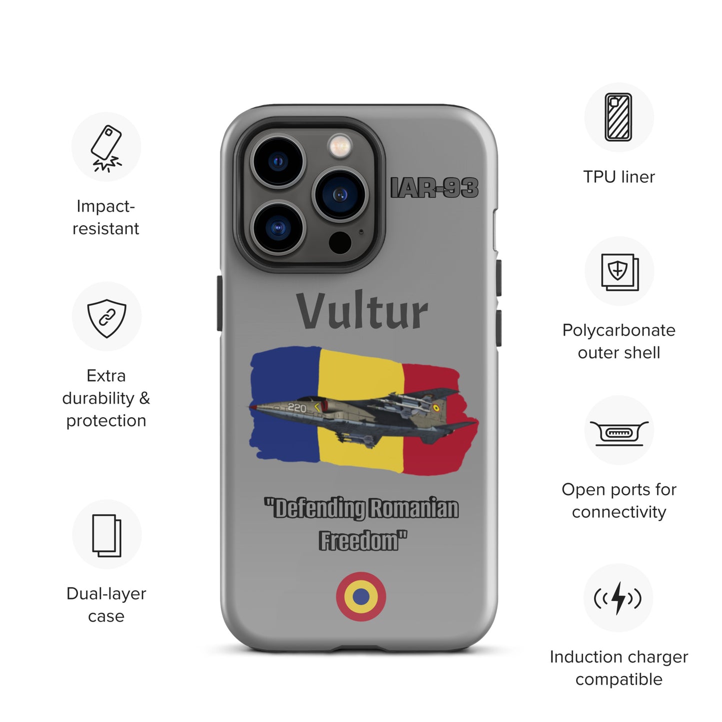 Vultur Patriot iPhone Case