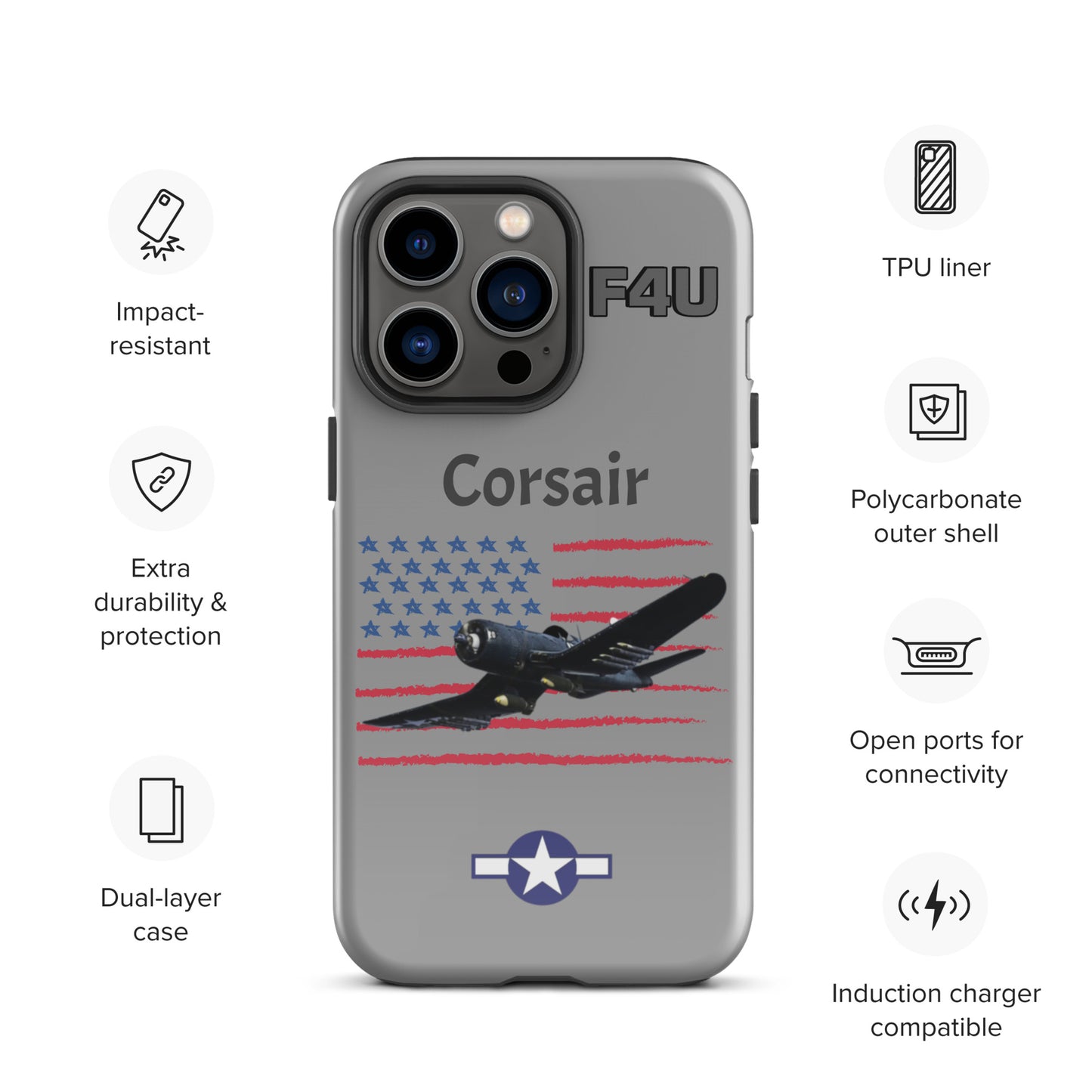 WWII Corsair Patriot iPhone Case