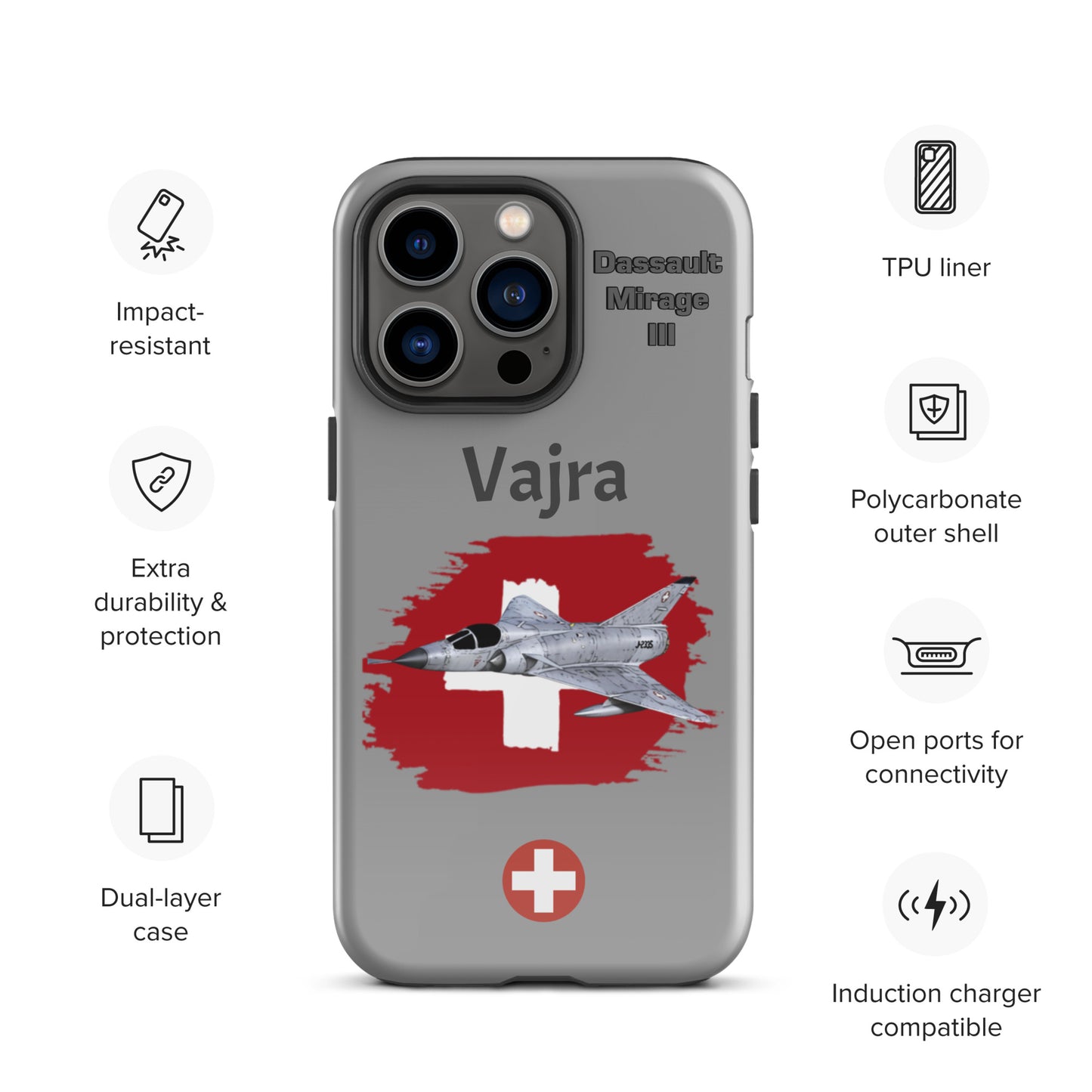 Swiss Mirage Patriot iPhone Case