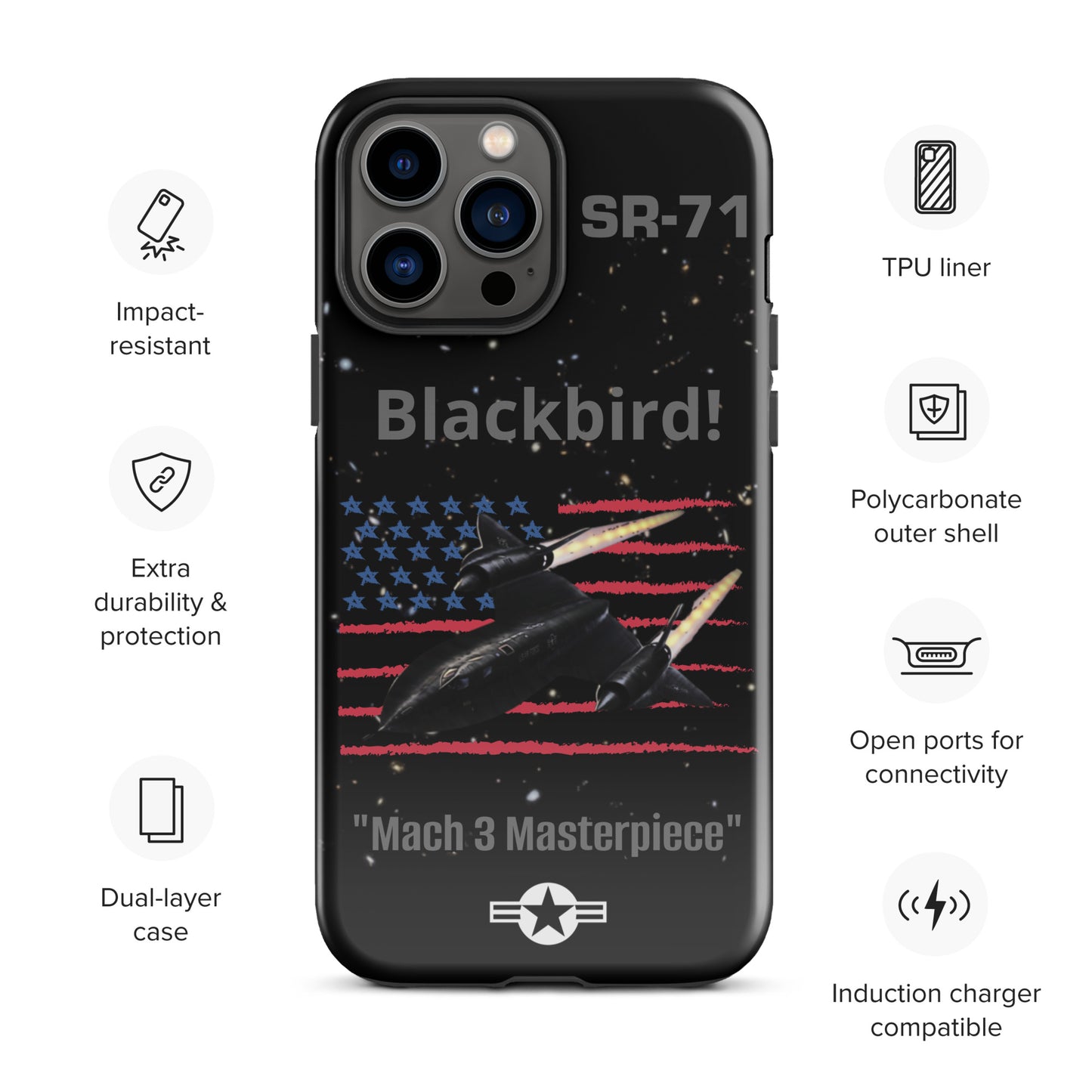 Blackbird Patriot iPhone Case