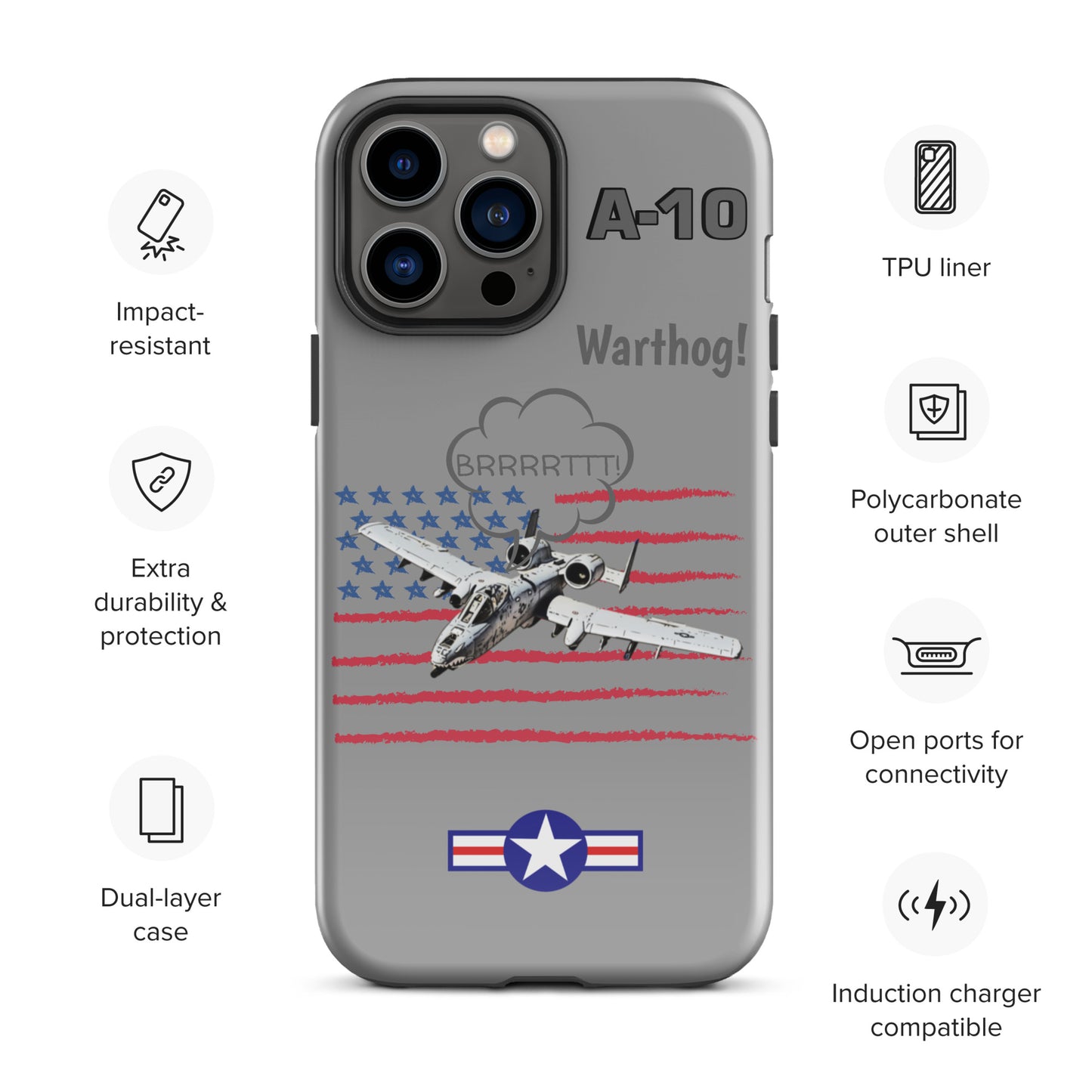 PatriotWarthog iPhone Case (Without Quotes)