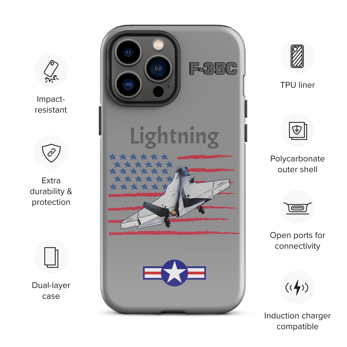 Wings Of Excellence iPhone Case (Without Quotes)