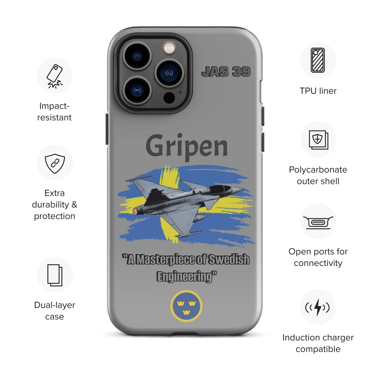 Gripen Patriot iPhone Case