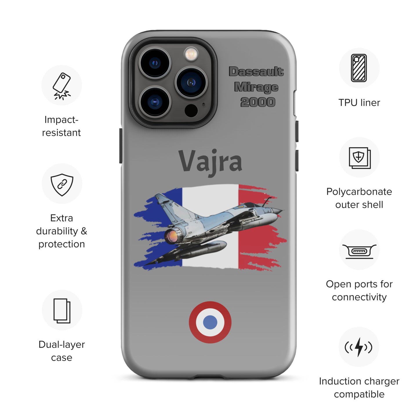 Mirage Patriot iPhone Case (Without Quotes)