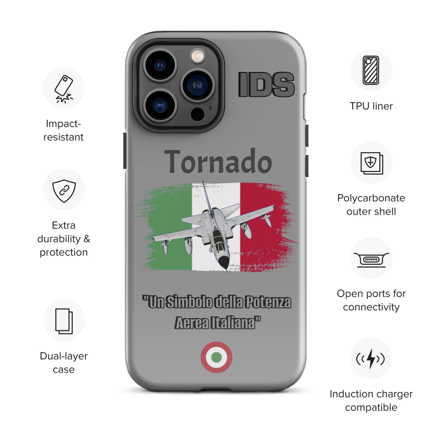 Italian Tornado Patriot iPhone Case