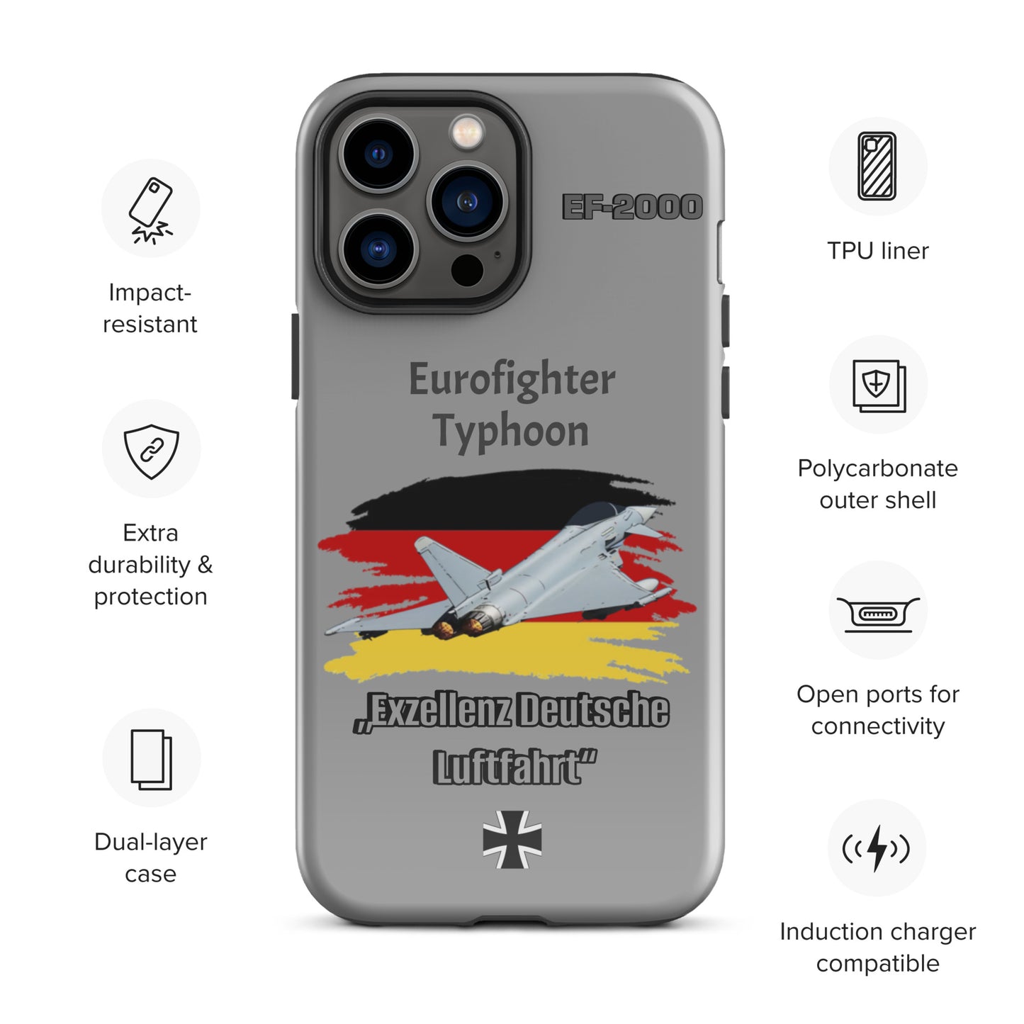 German Typhoon Patriot iPhone Case