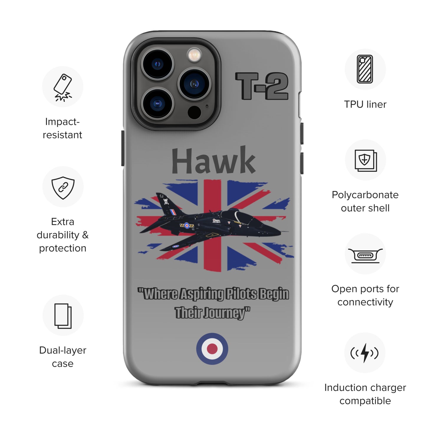 Hawk Patriot iPhone Case