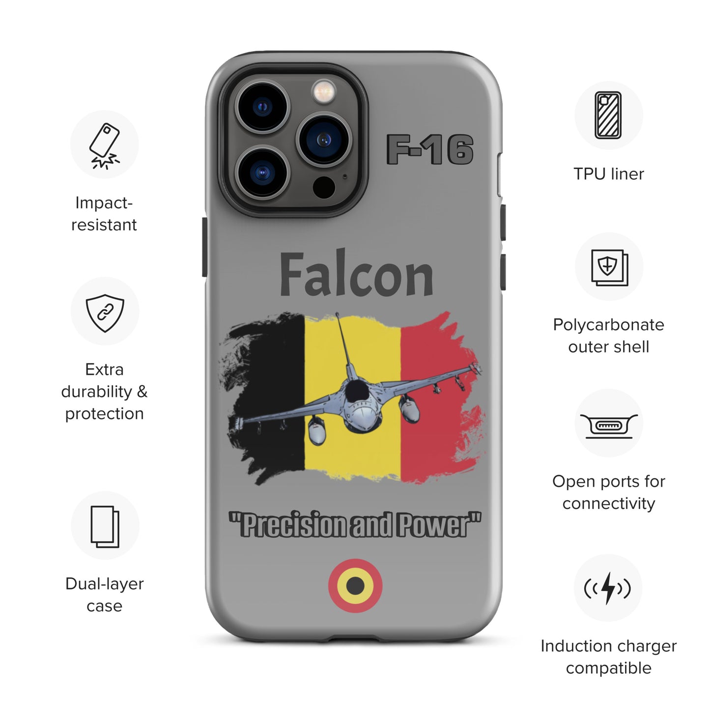 Belgium Falcon Patriot iPhone Case