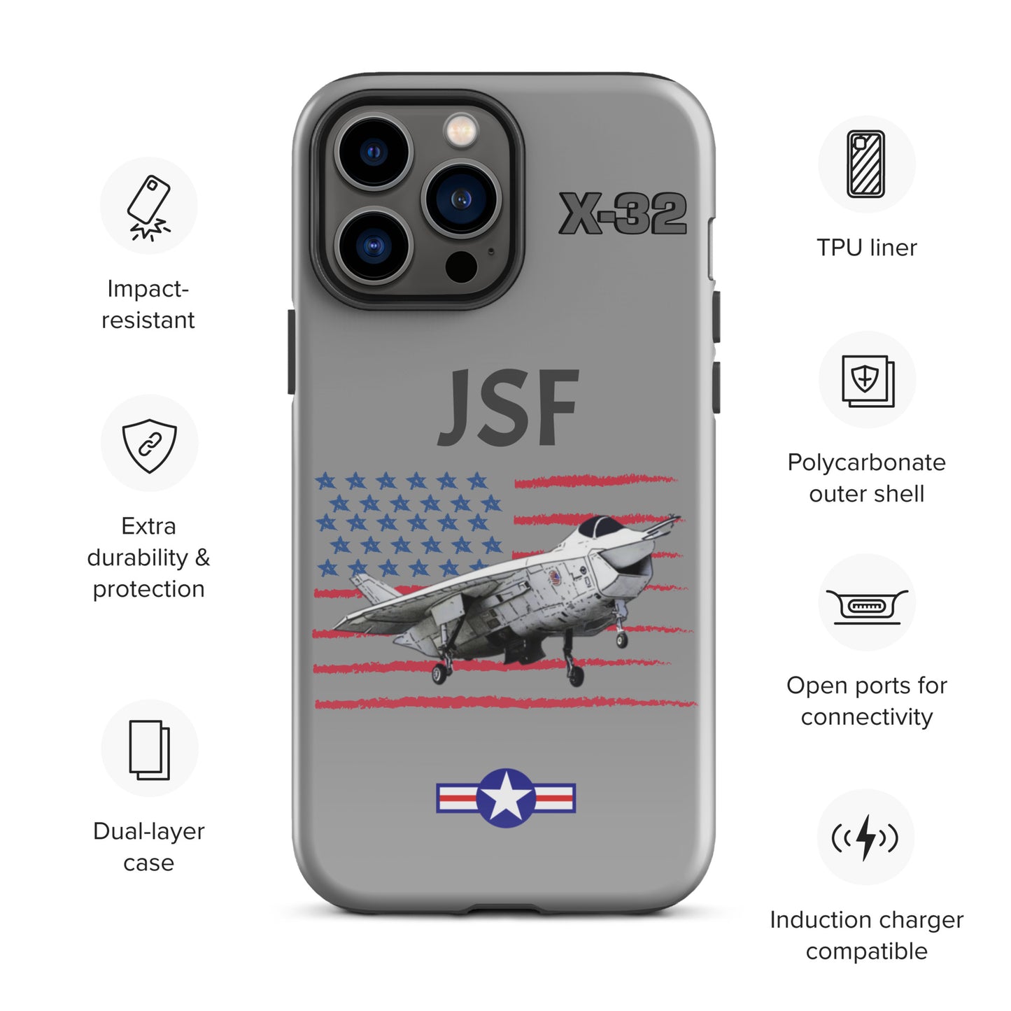 JSF Patriot iPhone Case (Without Quotes)