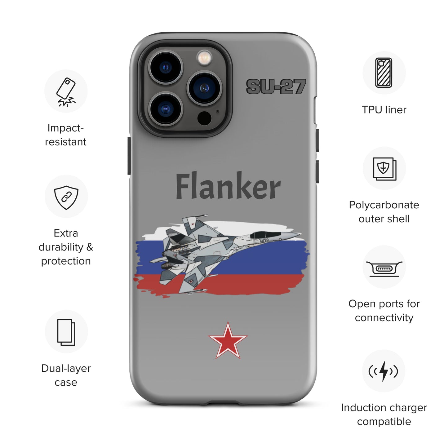 Flanker Patriot iPhone Case (Without Quotes)
