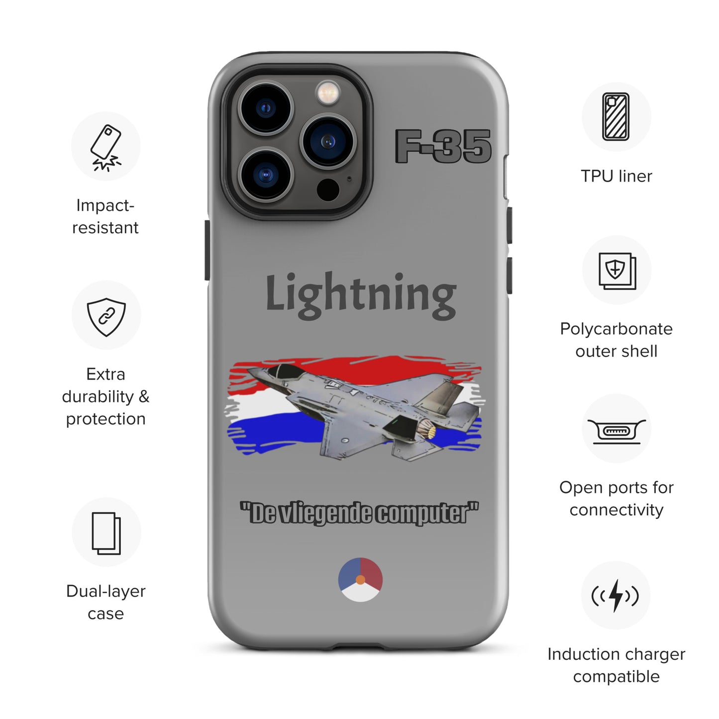 Dutch Lightning Patriot iPhone Case