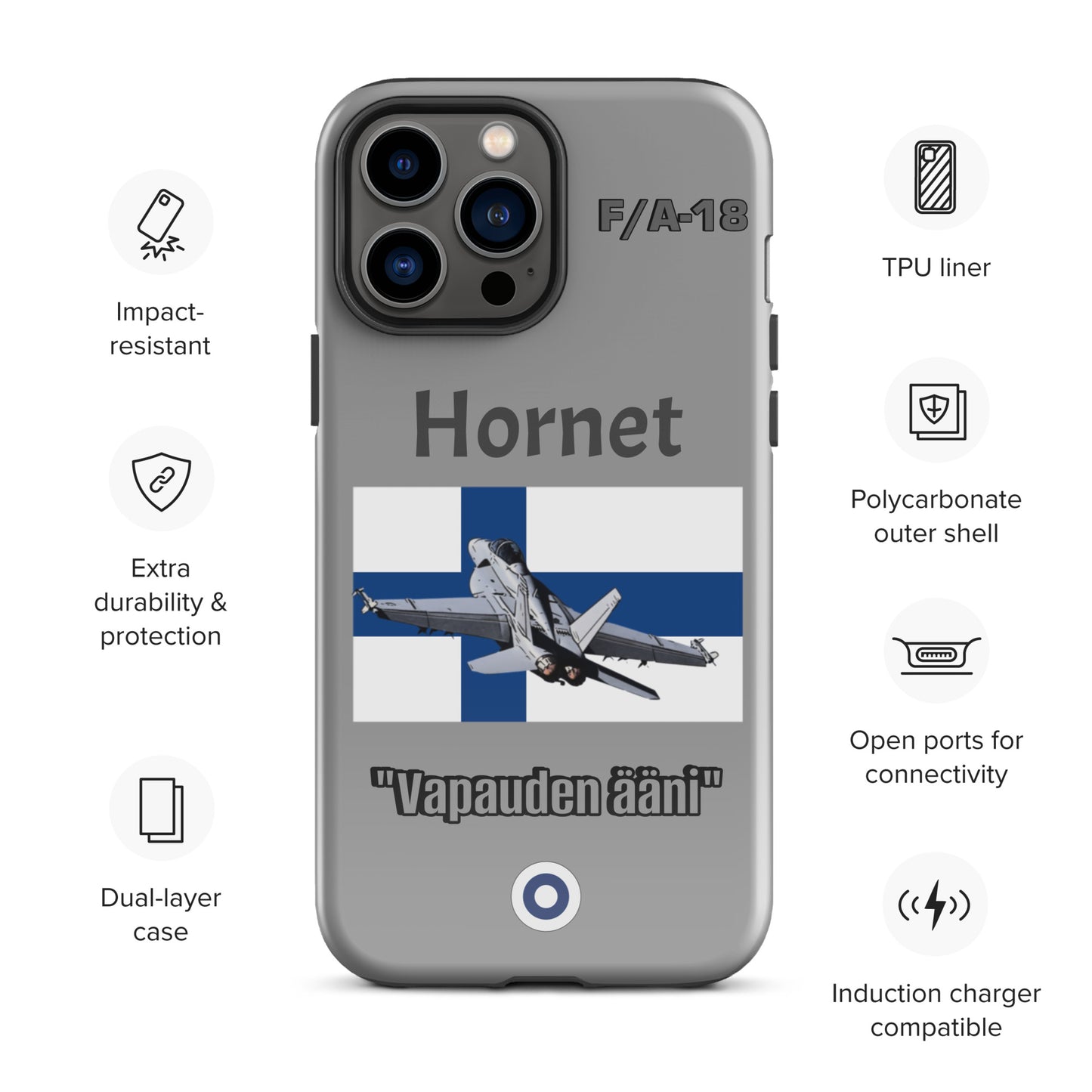 Finnish Hornet Patriot iPhone Case