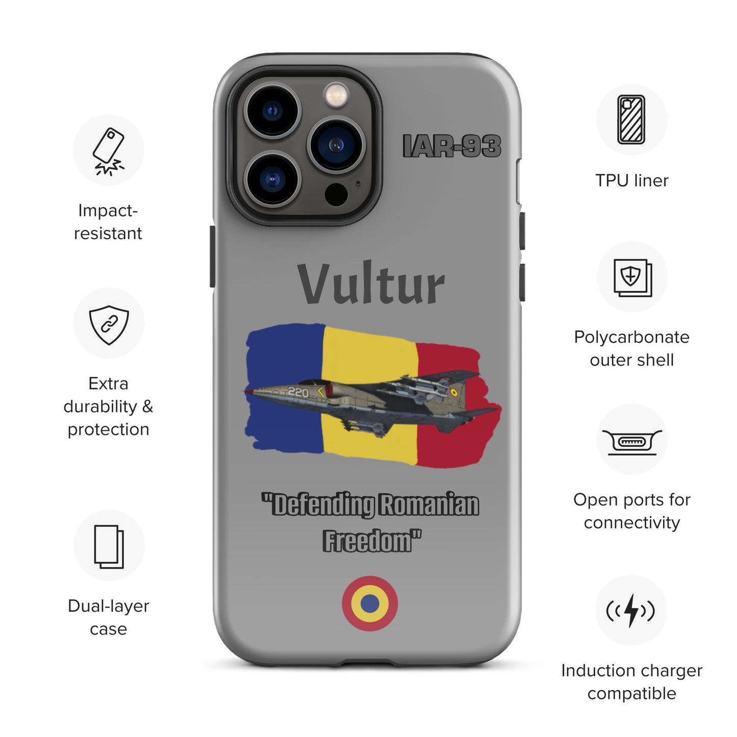 Vultur Patriot iPhone Case