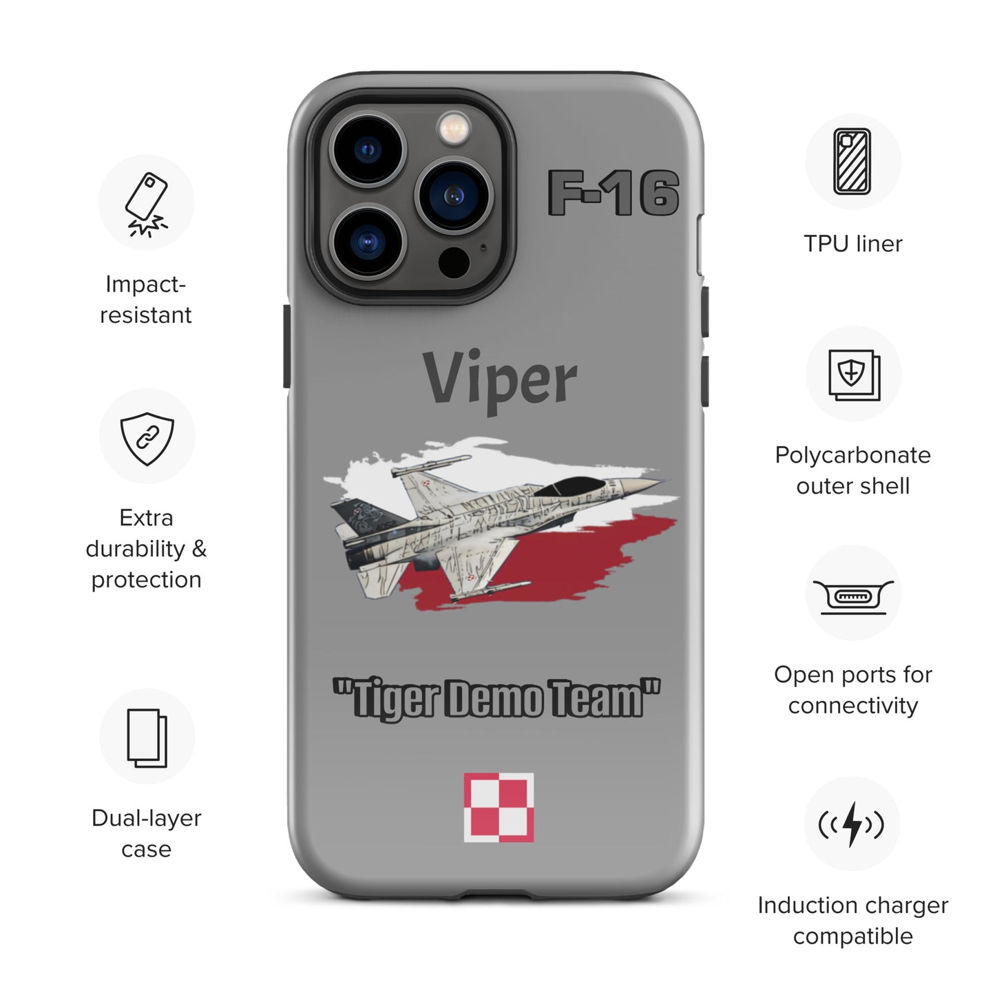 Poland Tiger Demo Team iPhone Case