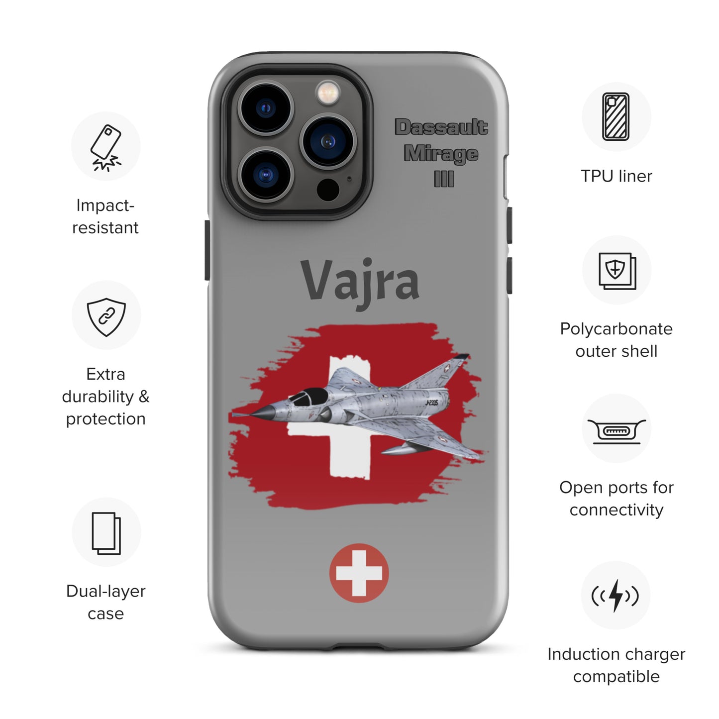 Swiss Mirage Patriot iPhone Case