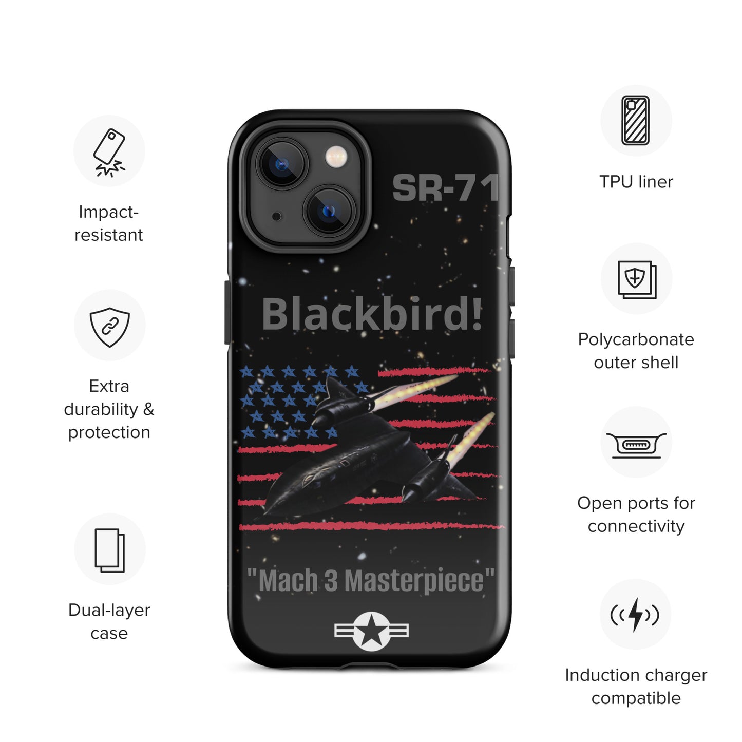Blackbird Patriot iPhone Case
