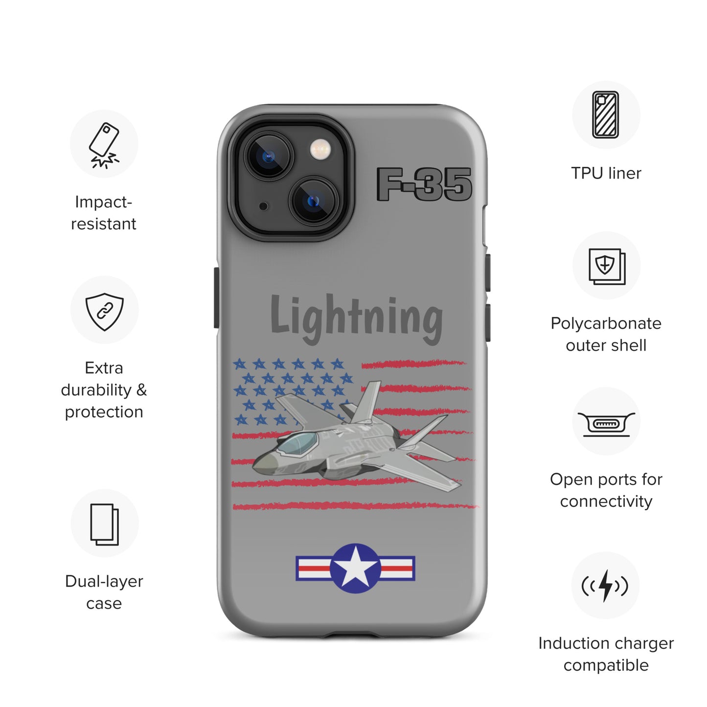 LightningStrike iPhone Case (Without Quotes)