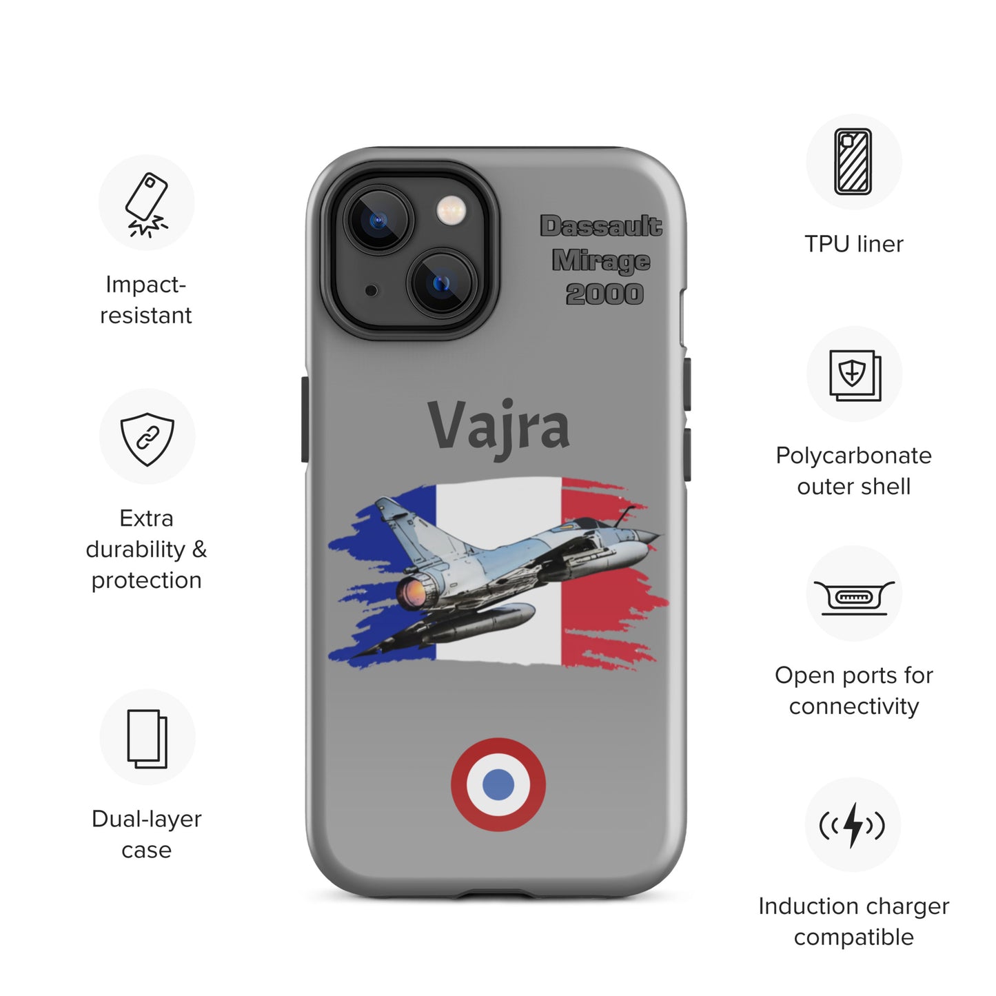 Mirage Patriot iPhone Case (Without Quotes)
