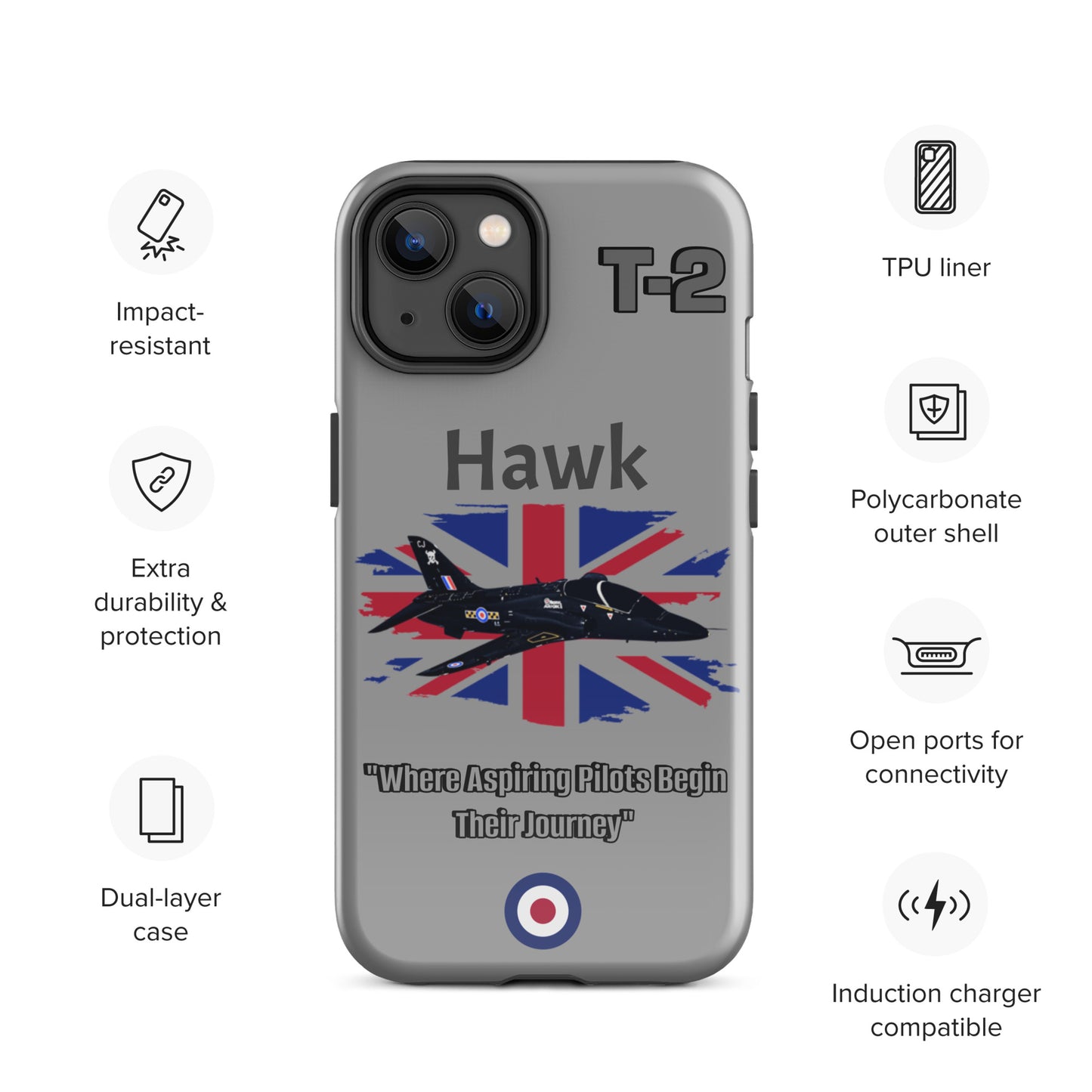 Hawk Patriot iPhone Case