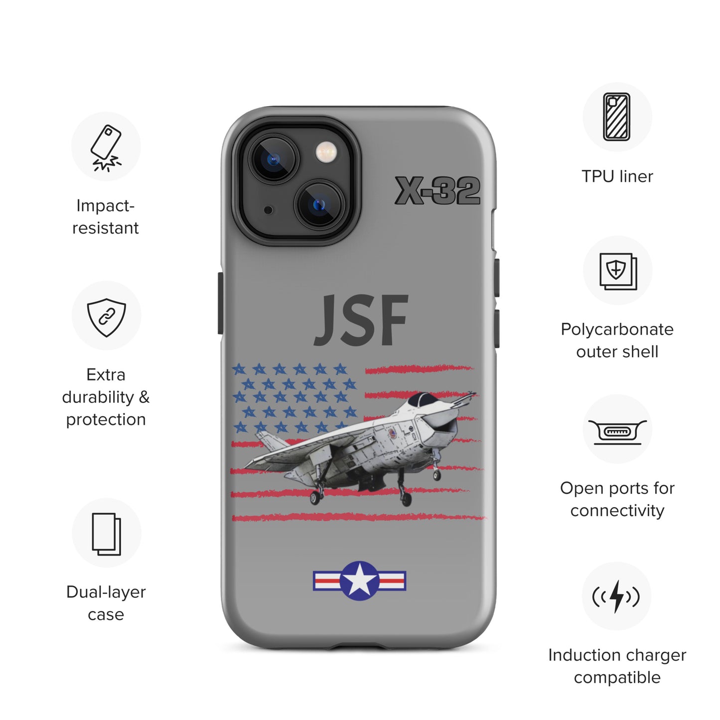 JSF Patriot iPhone Case (Without Quotes)