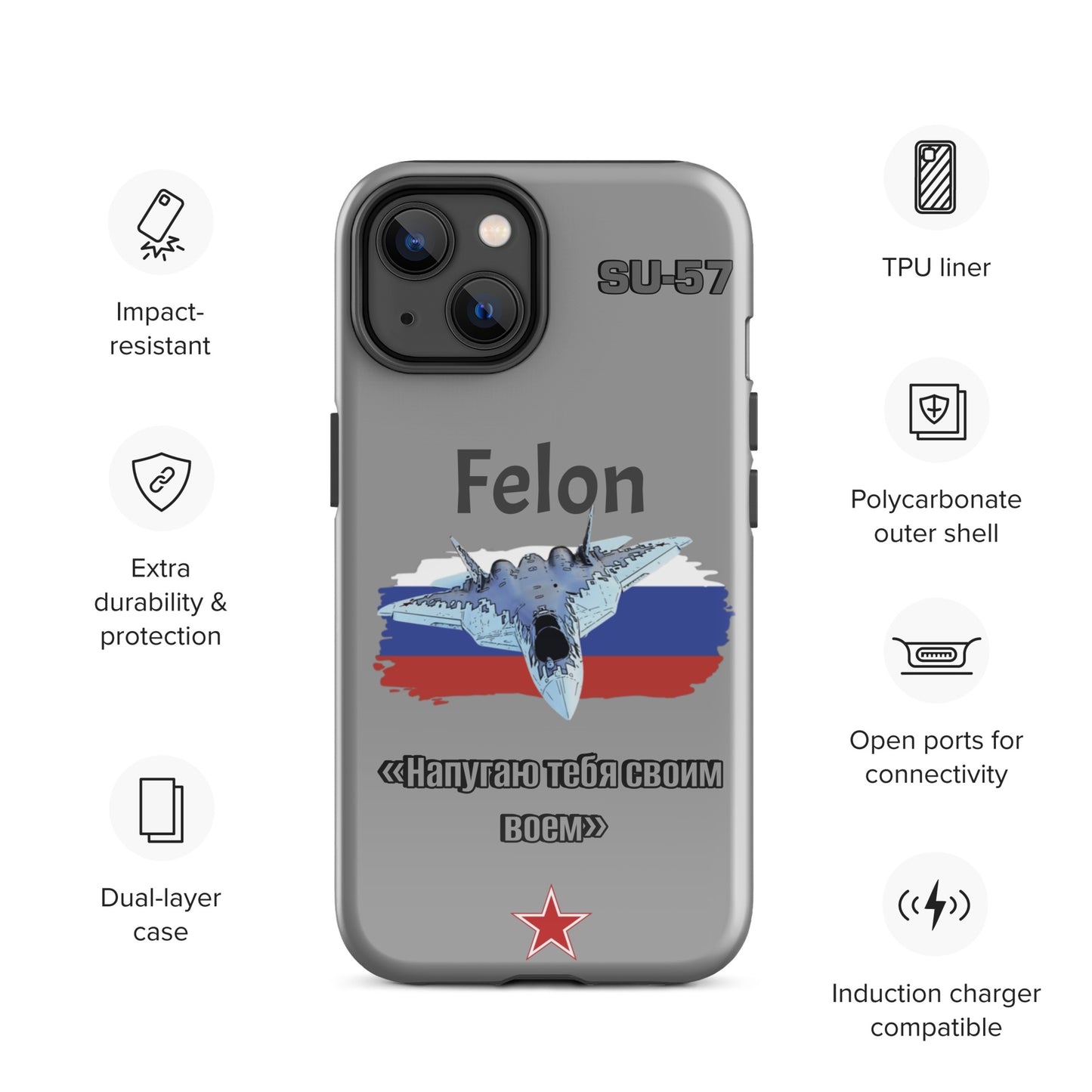 Felon Patriot iPhone Case