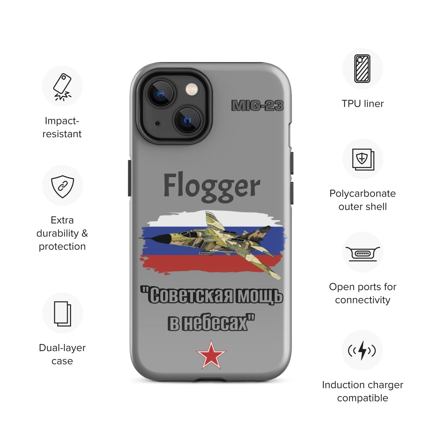 Flogger Patriot iPhone Case
